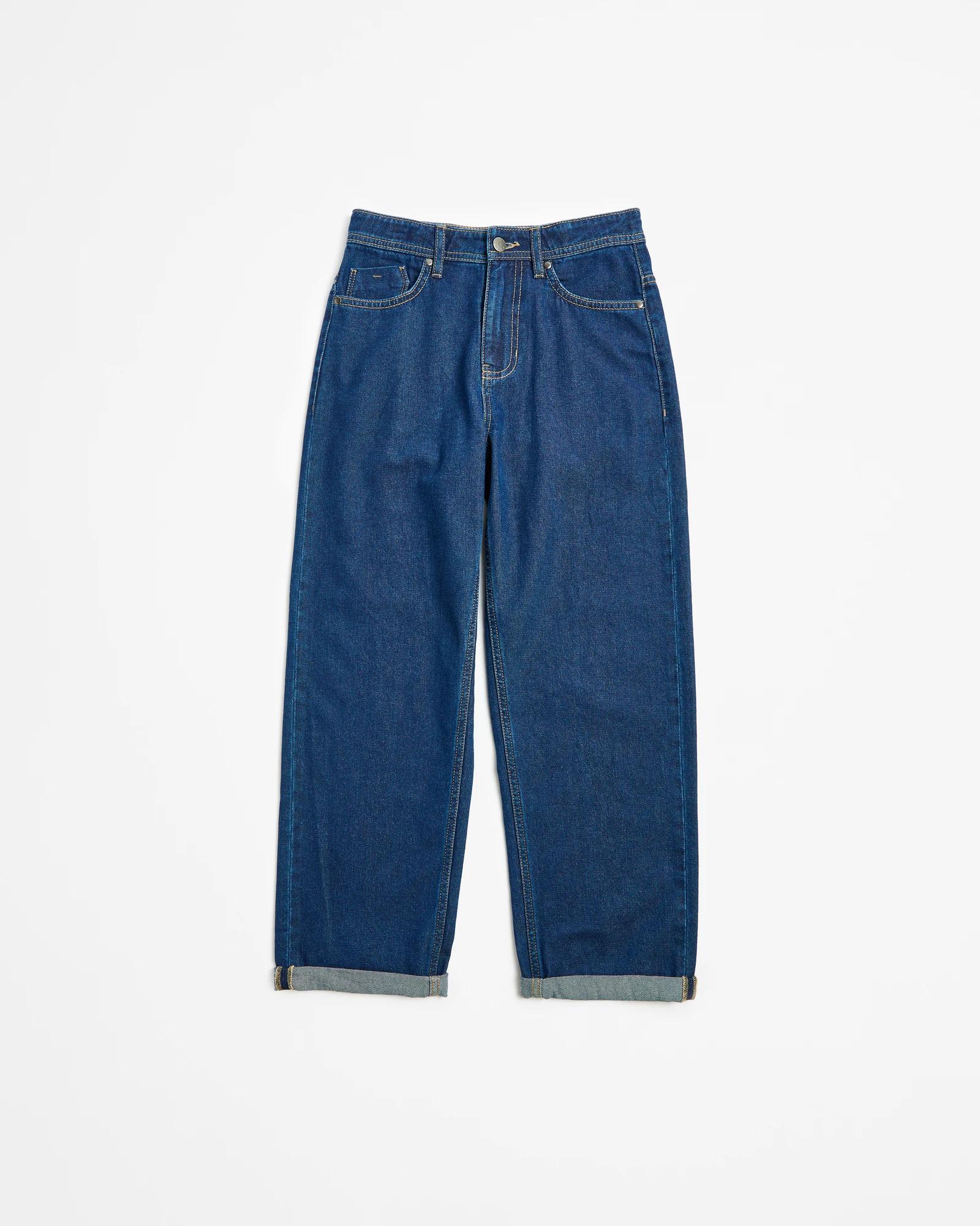 4 Target Loose Fit Denim Jeans DARK WASH, 4 of 5