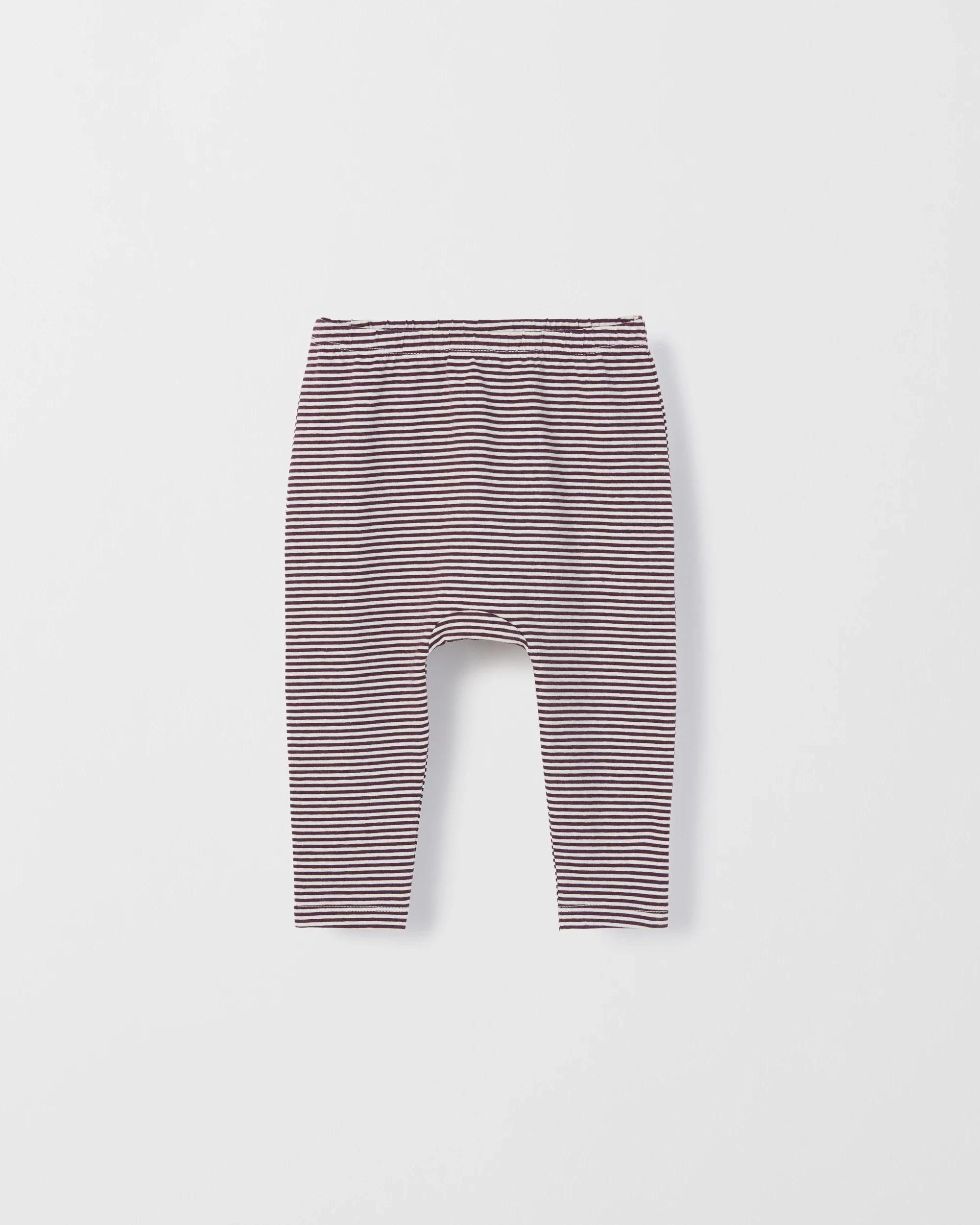 2 Target Baby Baby Organic Cotton 3 Pack Leggings STRIPE PURPLE, 2 of 5