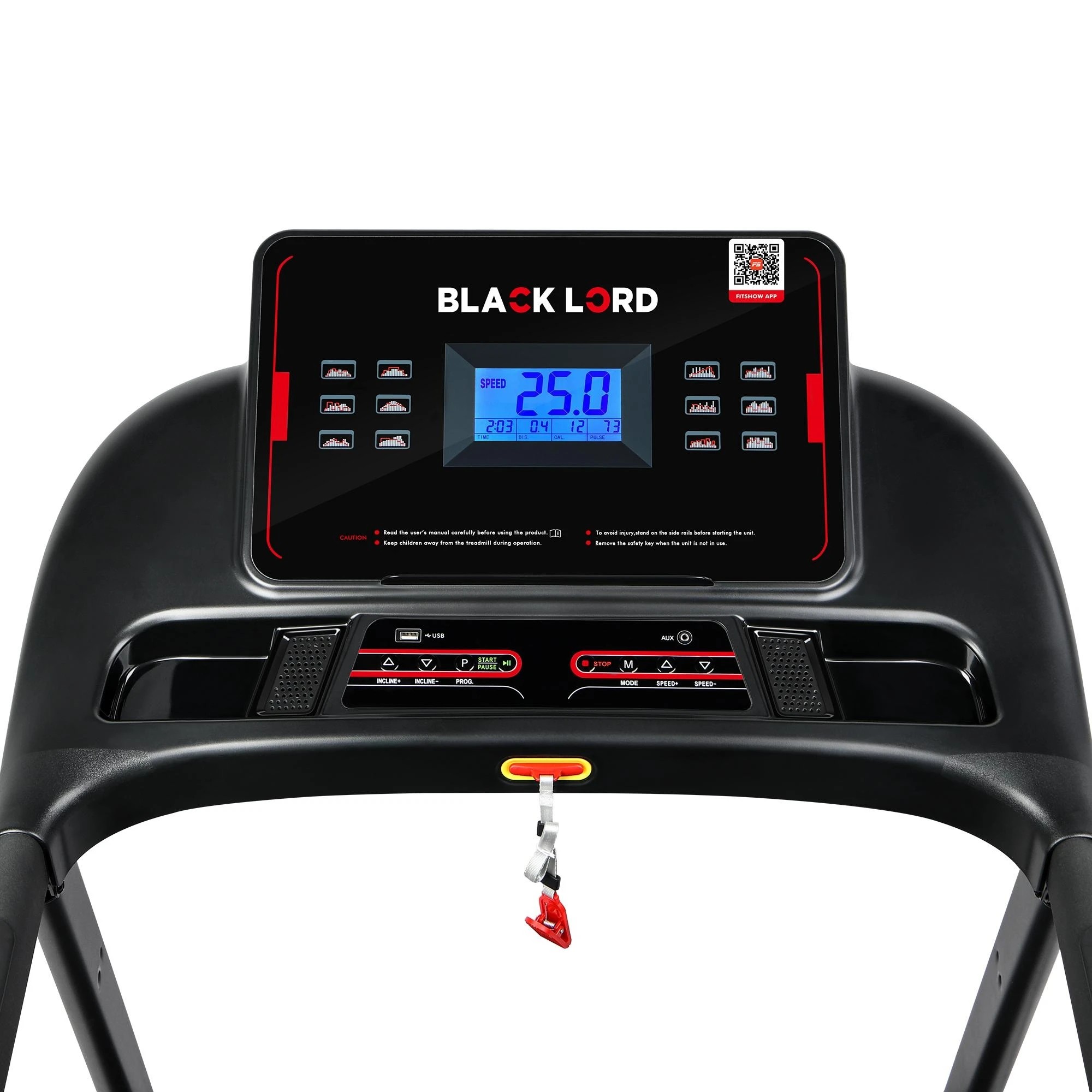 5 Black Lord Treadmill Electric Auto Incline Home Gym Exercise Run Machine EXP32, 5 of 9