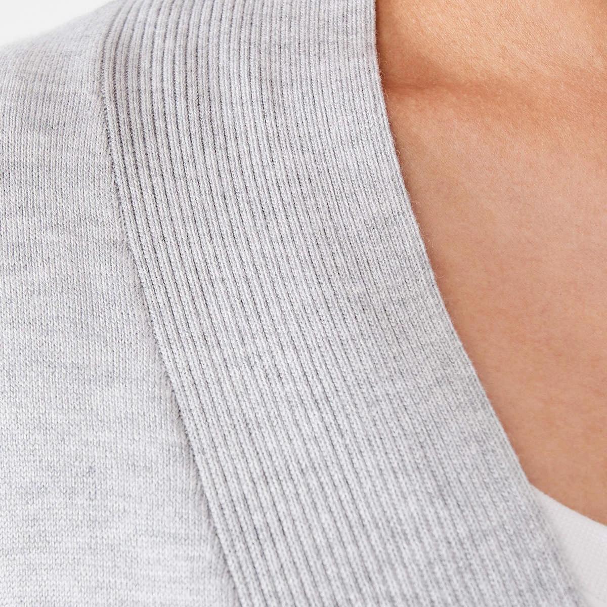 5 Edge to Edge Cardigan Grey Mrl, 5 of 6