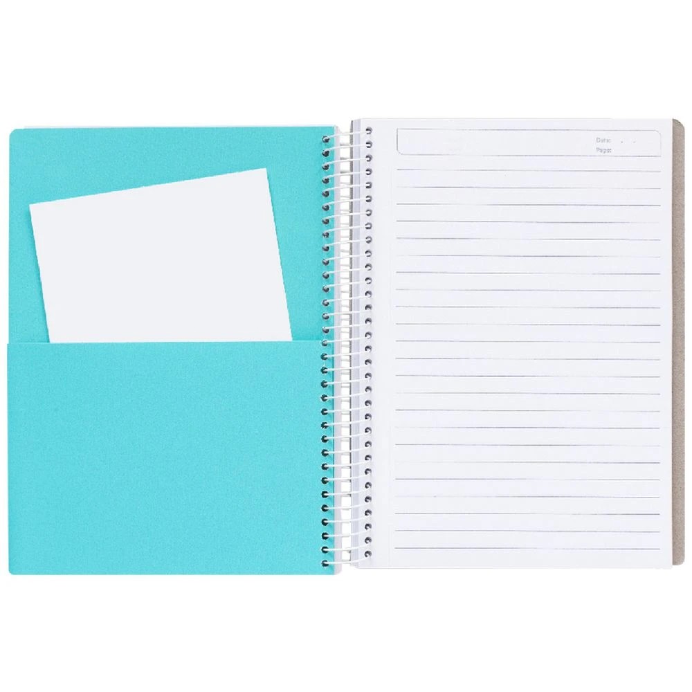 2 ColourHide A5 2 Subject Notebook 300 Page Black, 2 of 4