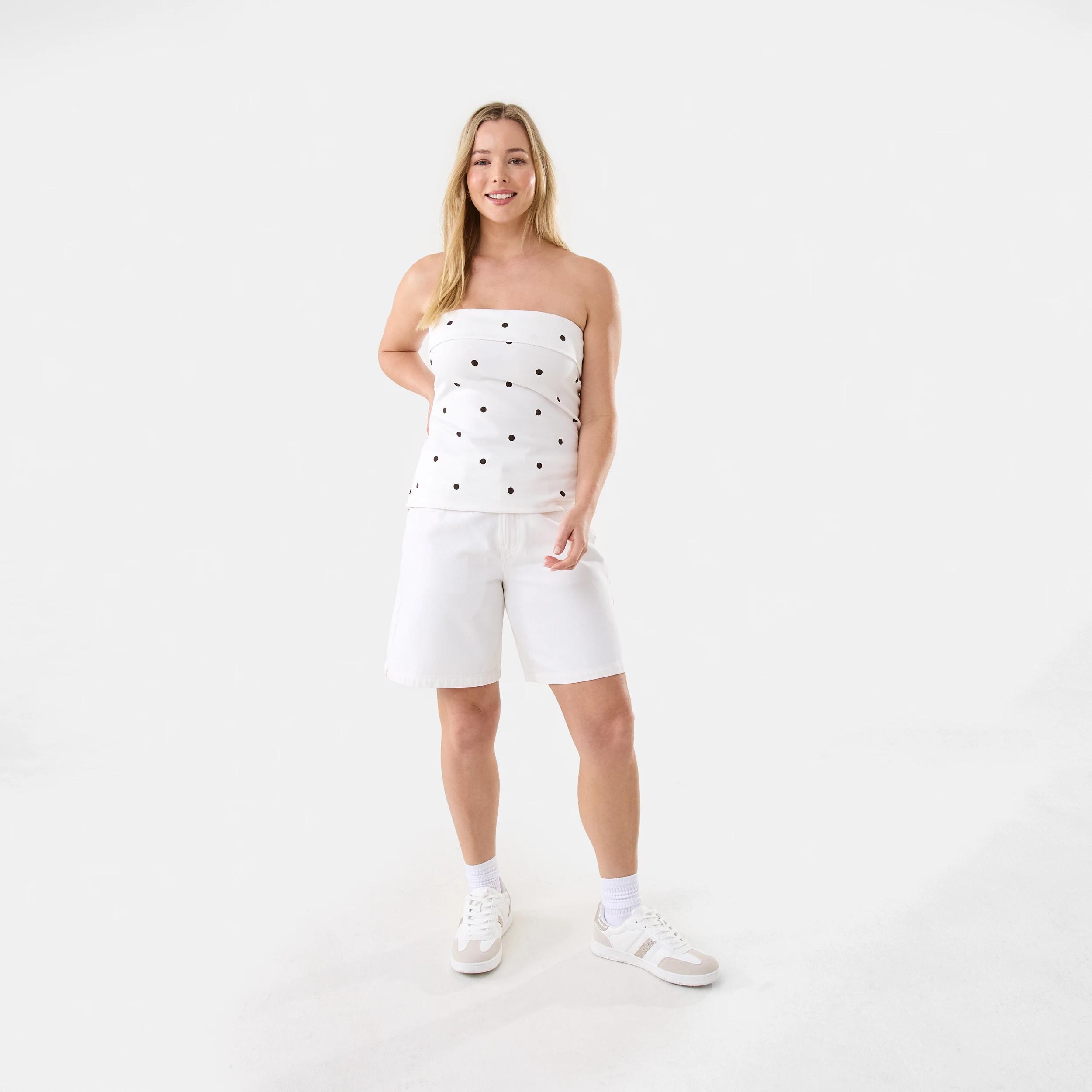 2 Denim Jorts Ecru, 2 of 8