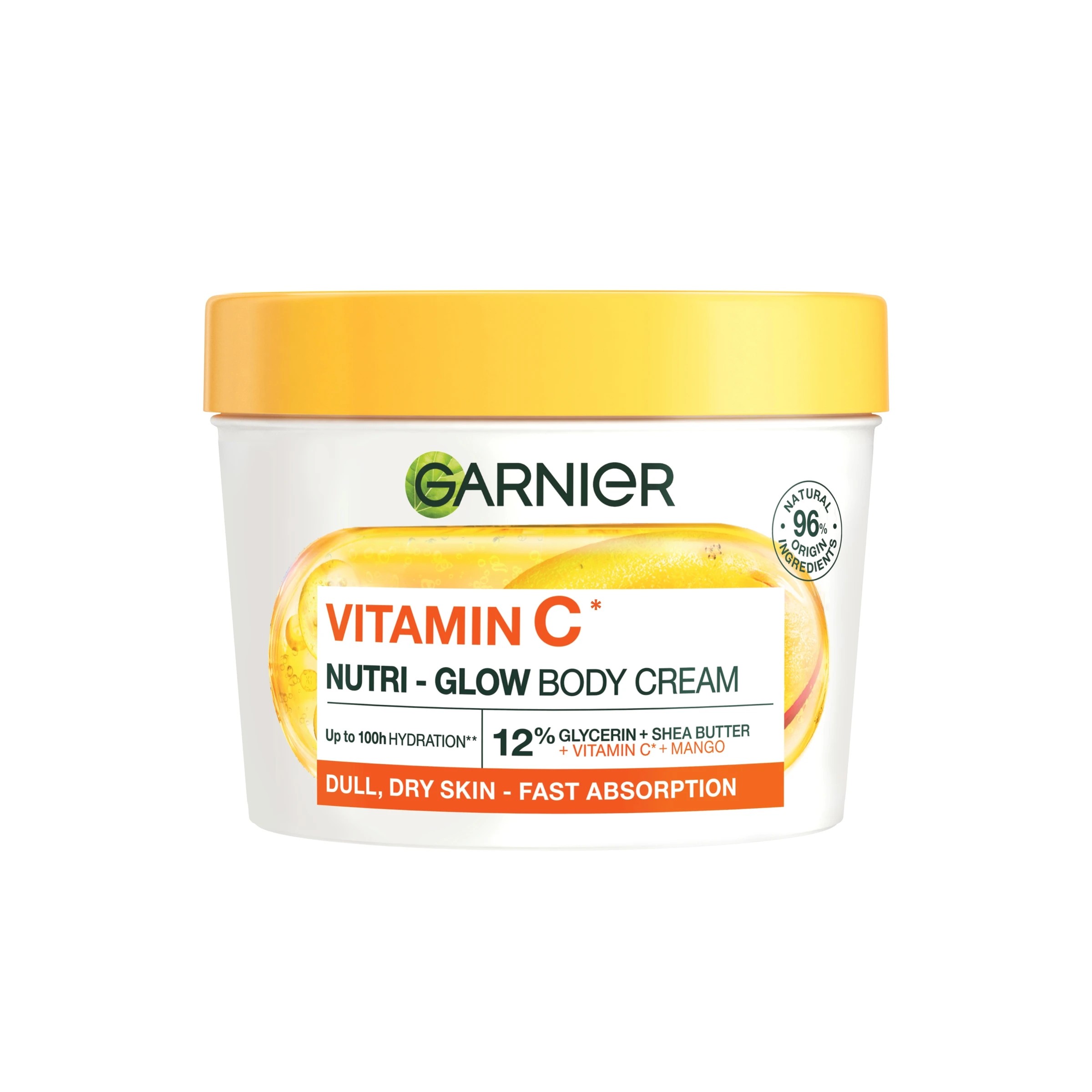 1 Garnier Body Superfood 48H Nutri-Glow Cream 380ml - Mango and Vitamin C, 1 of 8