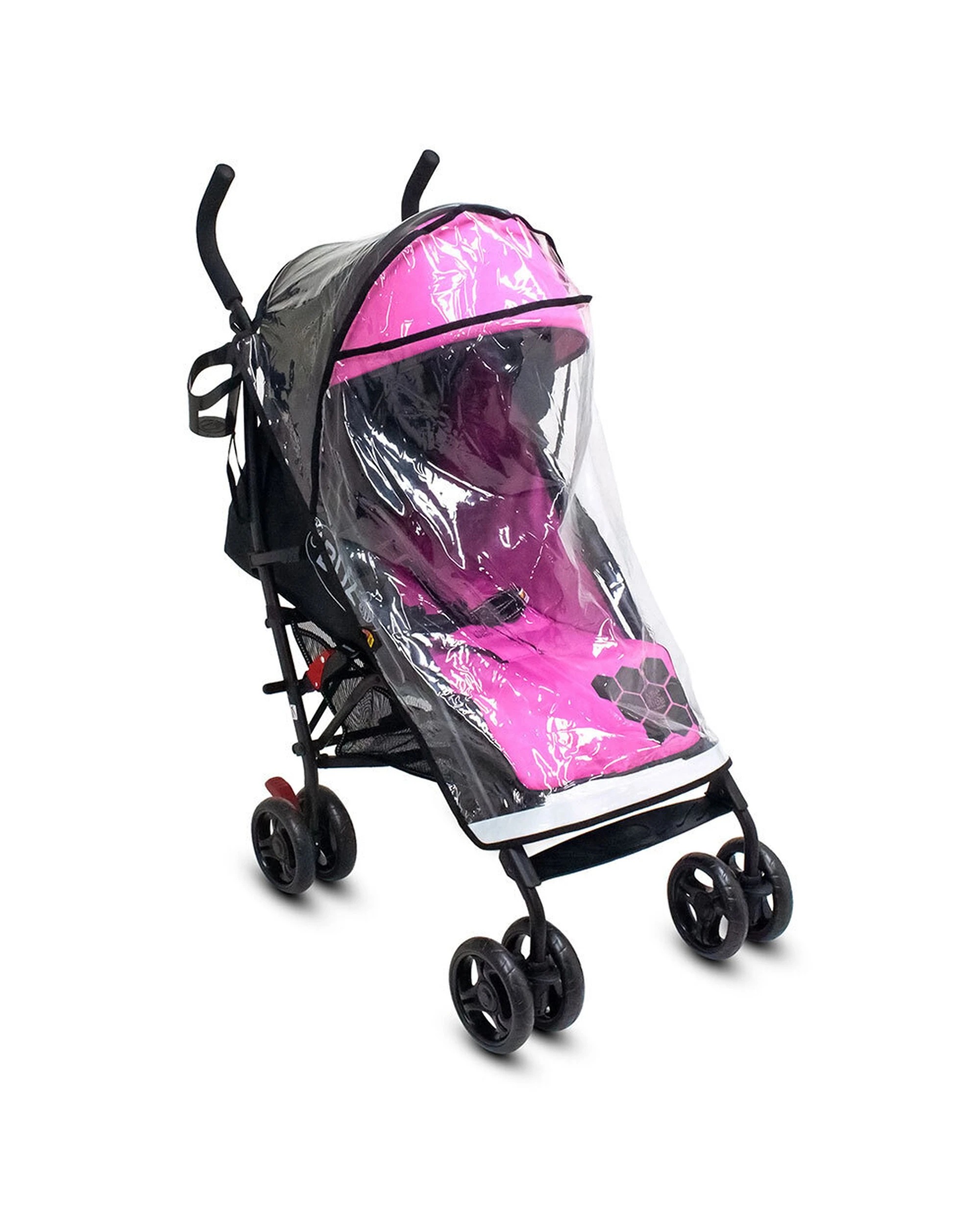 1 Vee Bee Buz 108cm Reclining Stroller Pram Newborn With Storm Cover - Clear, 1 of 7