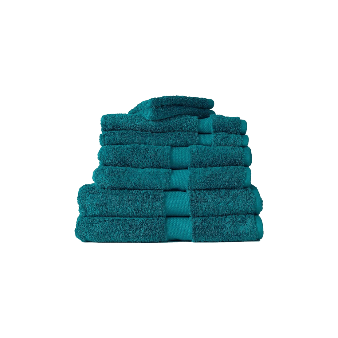 1 Canningvale 8pc Royal Splendour Bathroom Towel Set Oceano Teal Cotton Towels Set
 - Blue, 1 of 3