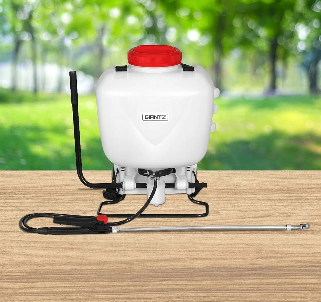 4 Giantz Weed Sprayer 15L Knapsack Backpack Garden Spray - White, 4 of 6