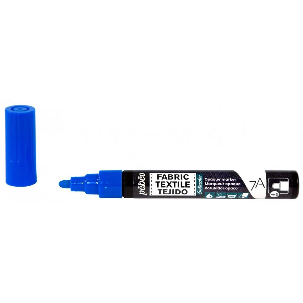 2 Pebeo 7A Opaque Marker 4mm Blue, 2 of 2