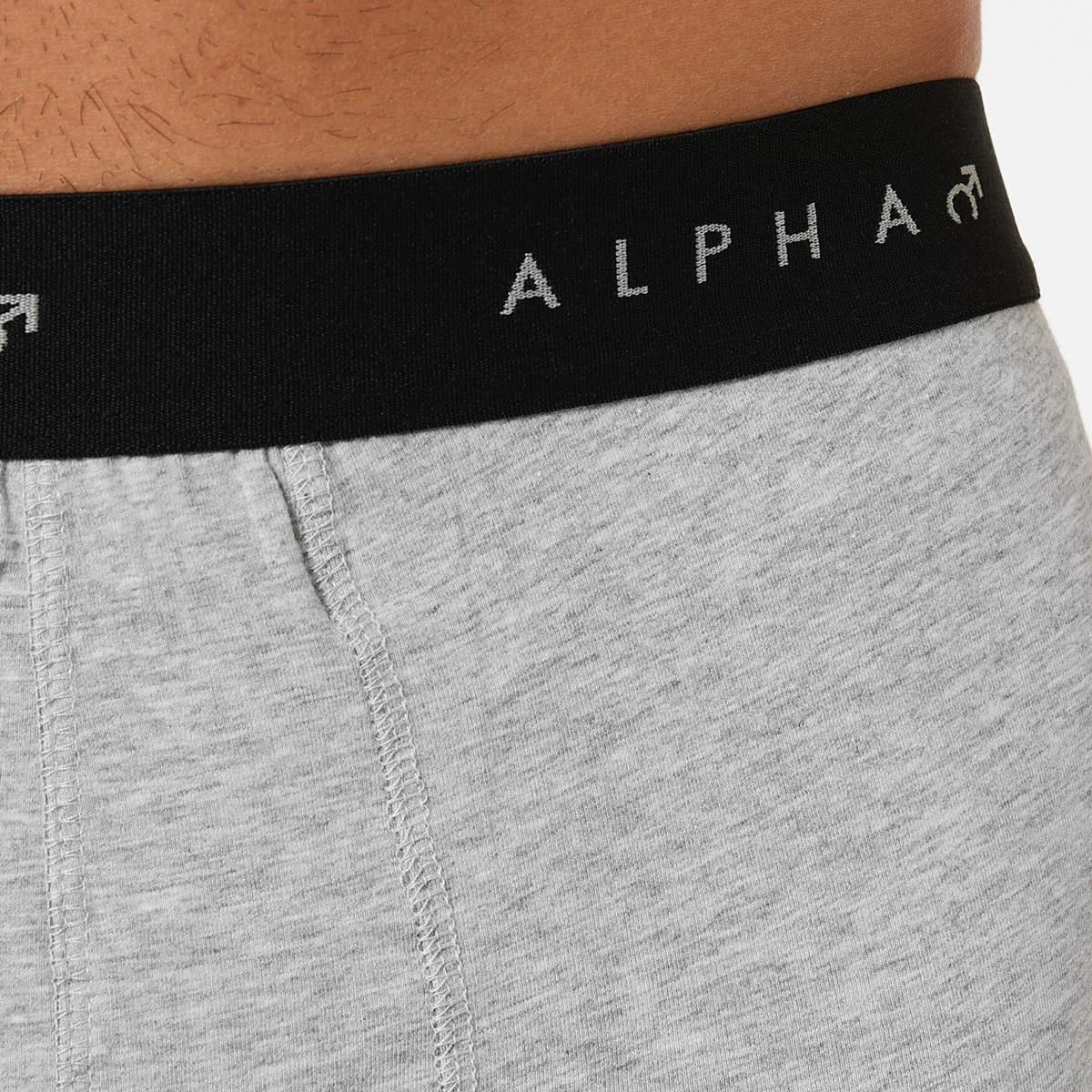 7 3 Pack Fly Front Plain Trunks GREY MARLE, 7 of 8