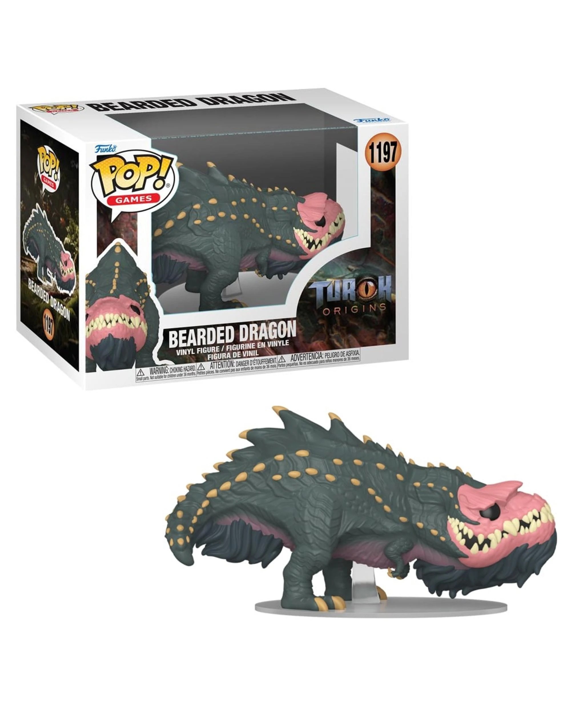 1 Turok Origins Bearded Dragon Funko POP! Vinyl, 1 of 3
