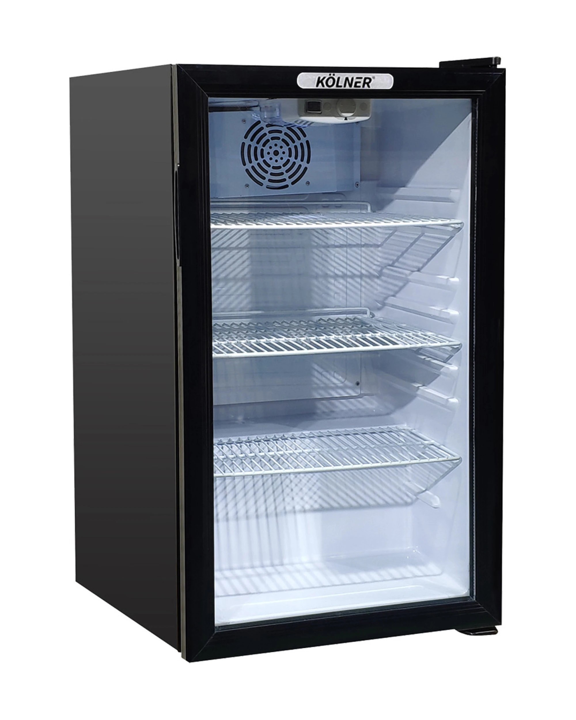 4 Kolner 100L Mini Bar Wine Fridge Glass Door Beverage Cooler Drinks Refrigerator - Black, 4 of 7