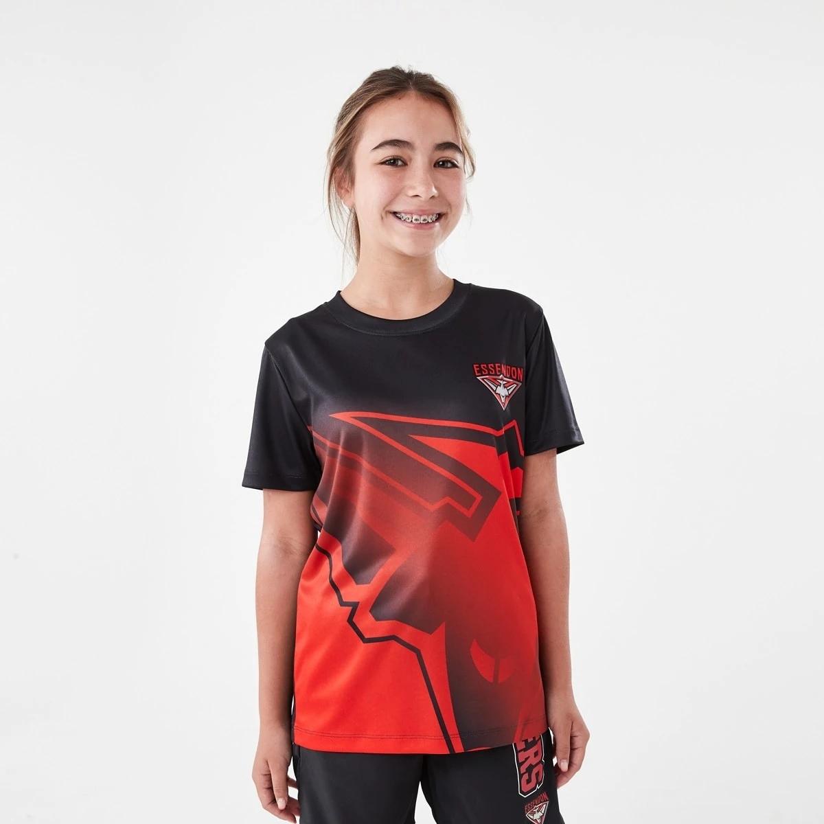 2 Official AFL Kids Training T-shirt Essendon, 2 of 10