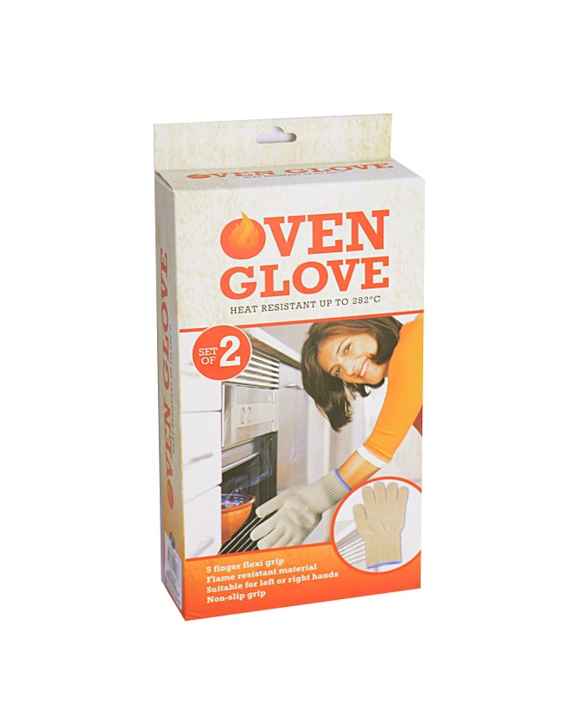 2 BR Home Heat-Insulated Kitchen Oven Gloves, 2 of 6