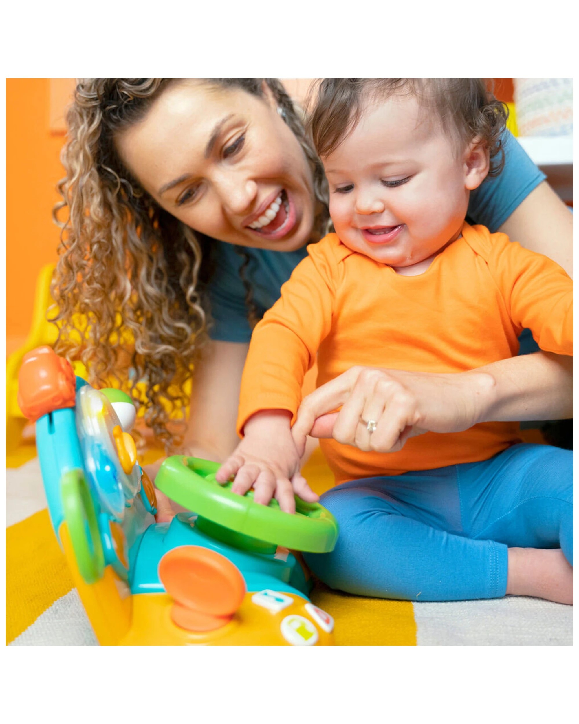 4 Bright Starts Lights And Colors Driver Steering Wheel Baby Toy 6 Months Plus - Multi, 4 of 8