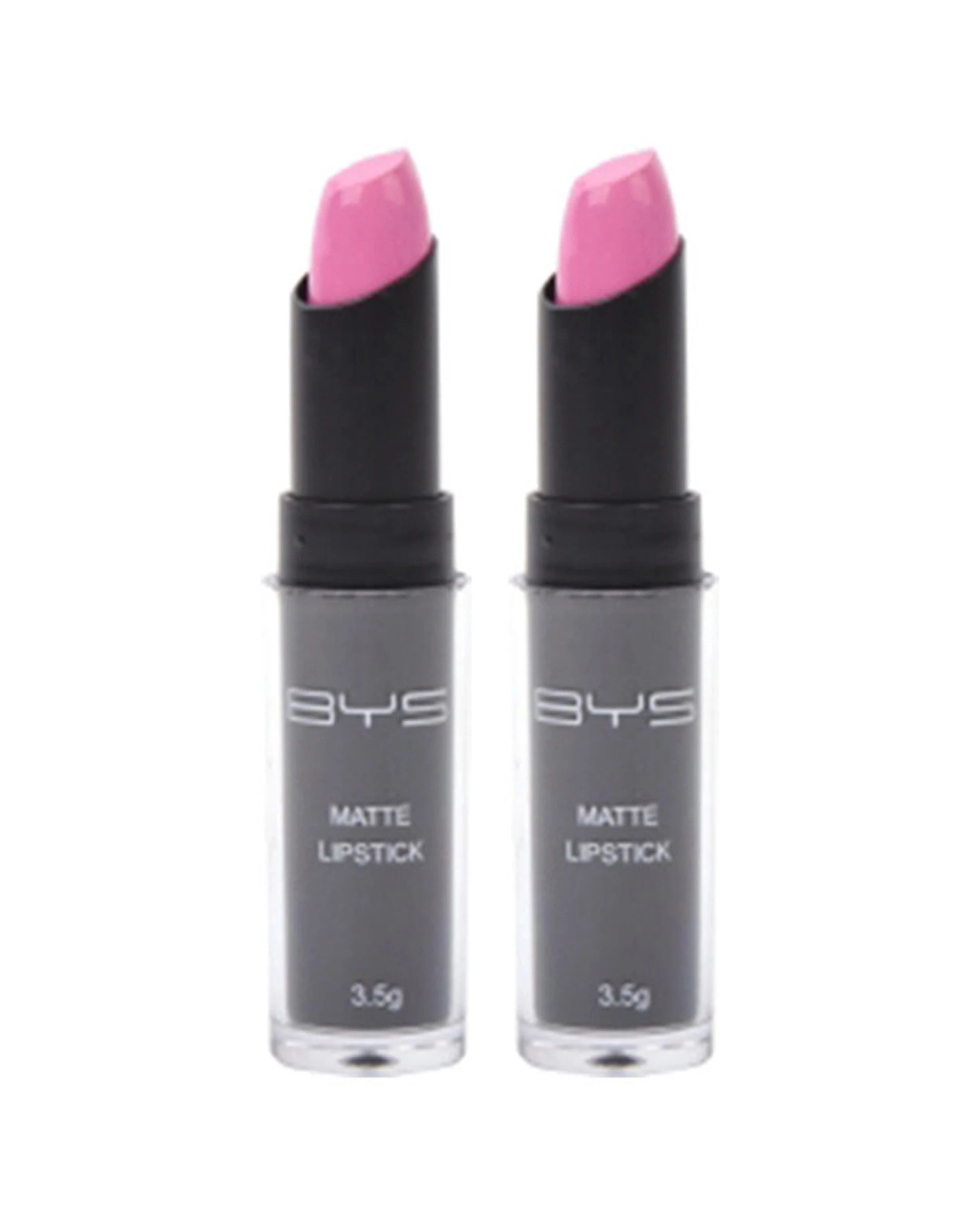 1 BYS 2PK Matte Lipstick Before You Speak Creamy Velvety Texture Matte Finish - Pink, 1 of 1