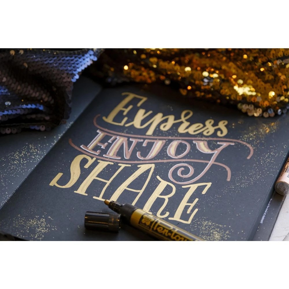 6 Sakura Pen-touch Paint Marker 2mm Silver, 6 of 7