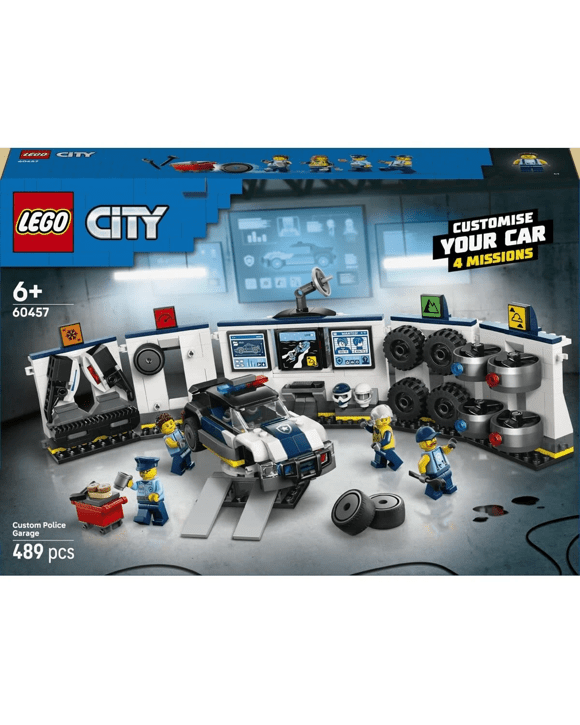 LEGO City Custom Police Car Garage 60457