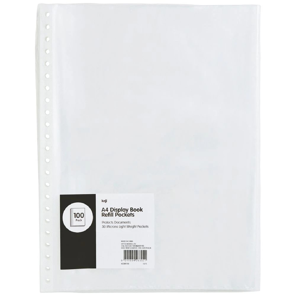 1 Keji Display Book Refill A4 Light Weight 100 Pack, 1 of 2