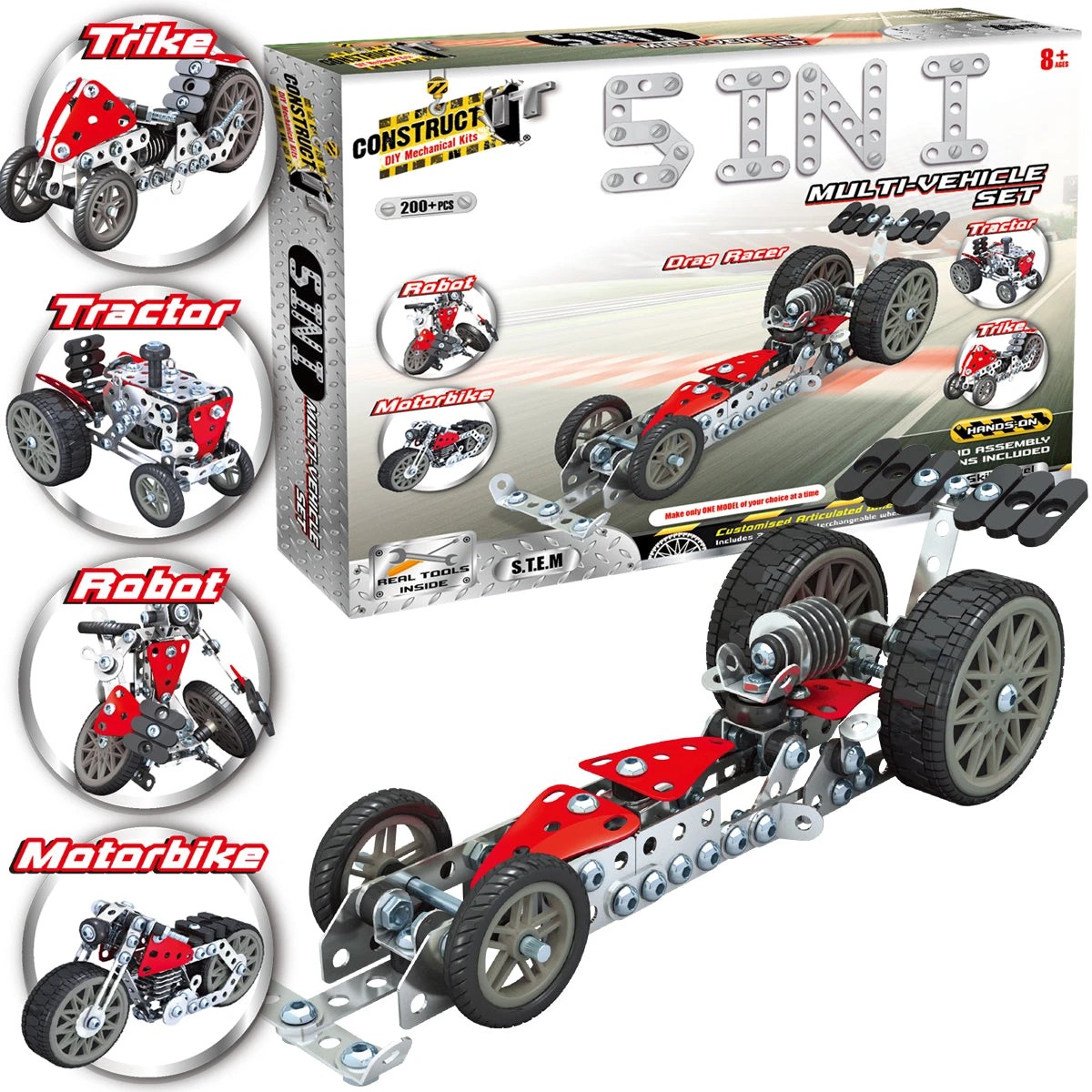 2 Constructit 5 In 1 Multi Vehicle Set, 2 of 8