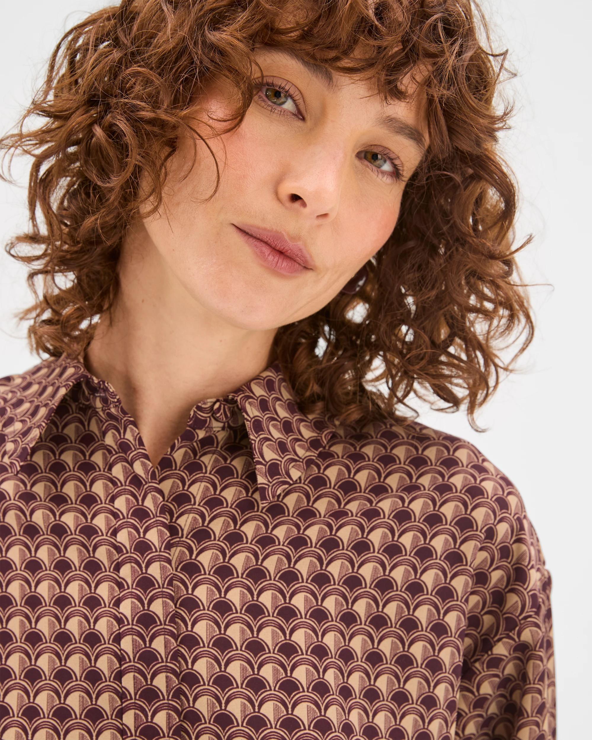 5 Preview Long Sleeve Set Dressing Shirt PINOT GEO SCARF, 5 of 6