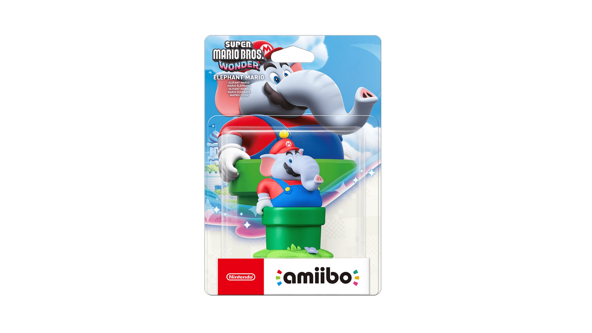 2 B. toys Super Mario Bros. Wonder Collection Elephant Mario Amiibo - Multi, 2 of 2