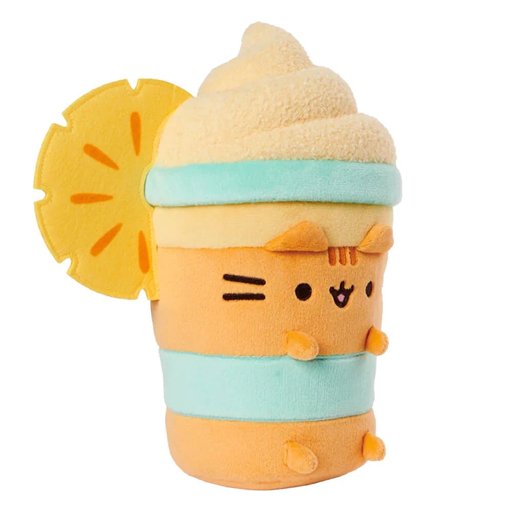 4 Pusheen - Fruits Pineapple Float, Drink Inspired Plush, Soft Toy, Orange, 24cm Height - Multi, 4 of 5