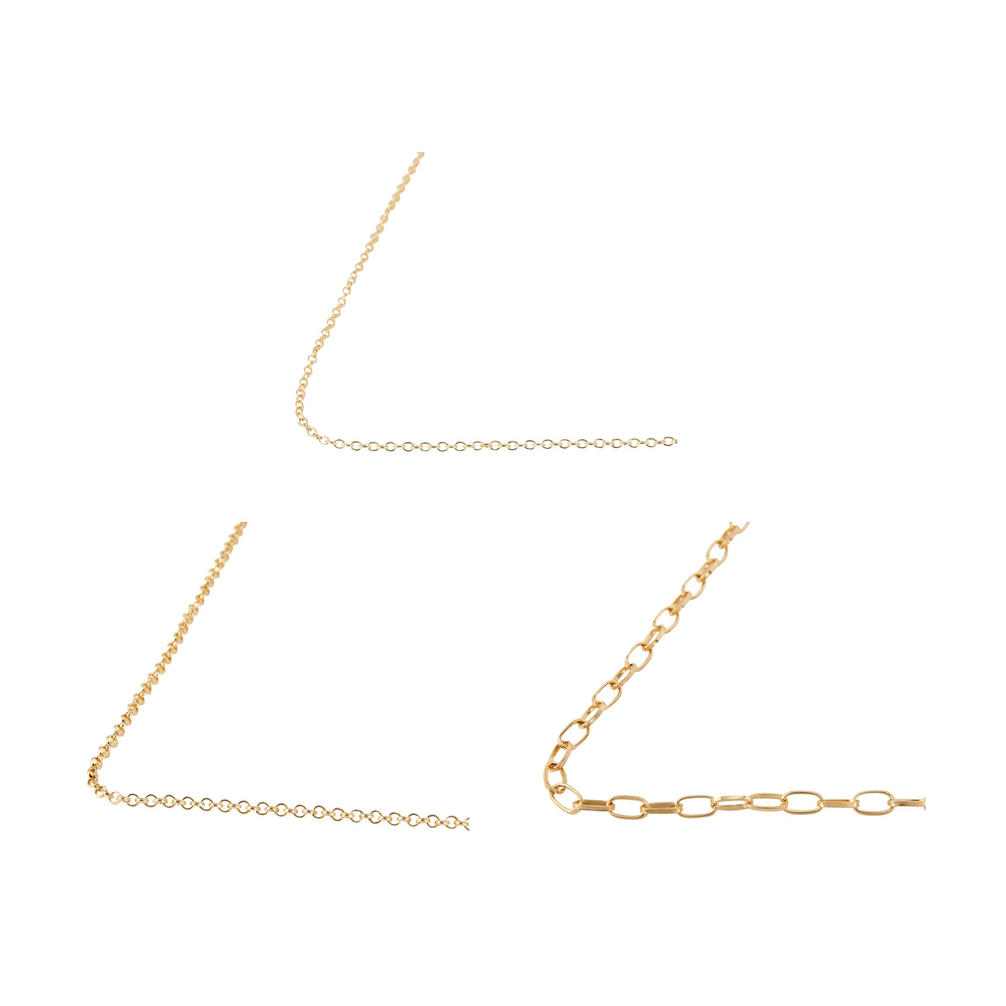 3 Jewellery Chain Set - Gold Look, 3 of 3