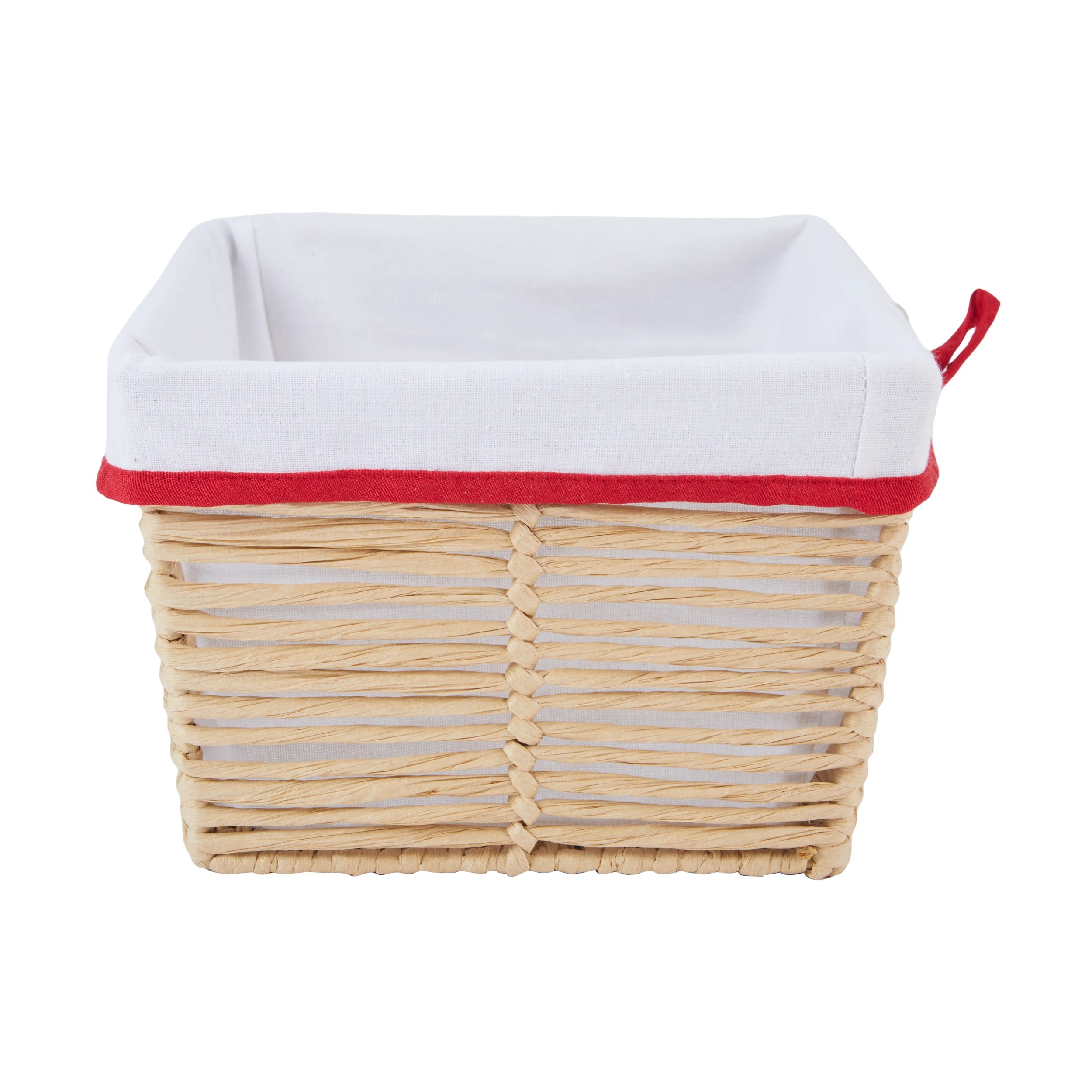 3 Christmas Basket with White Liner, 3 of 6