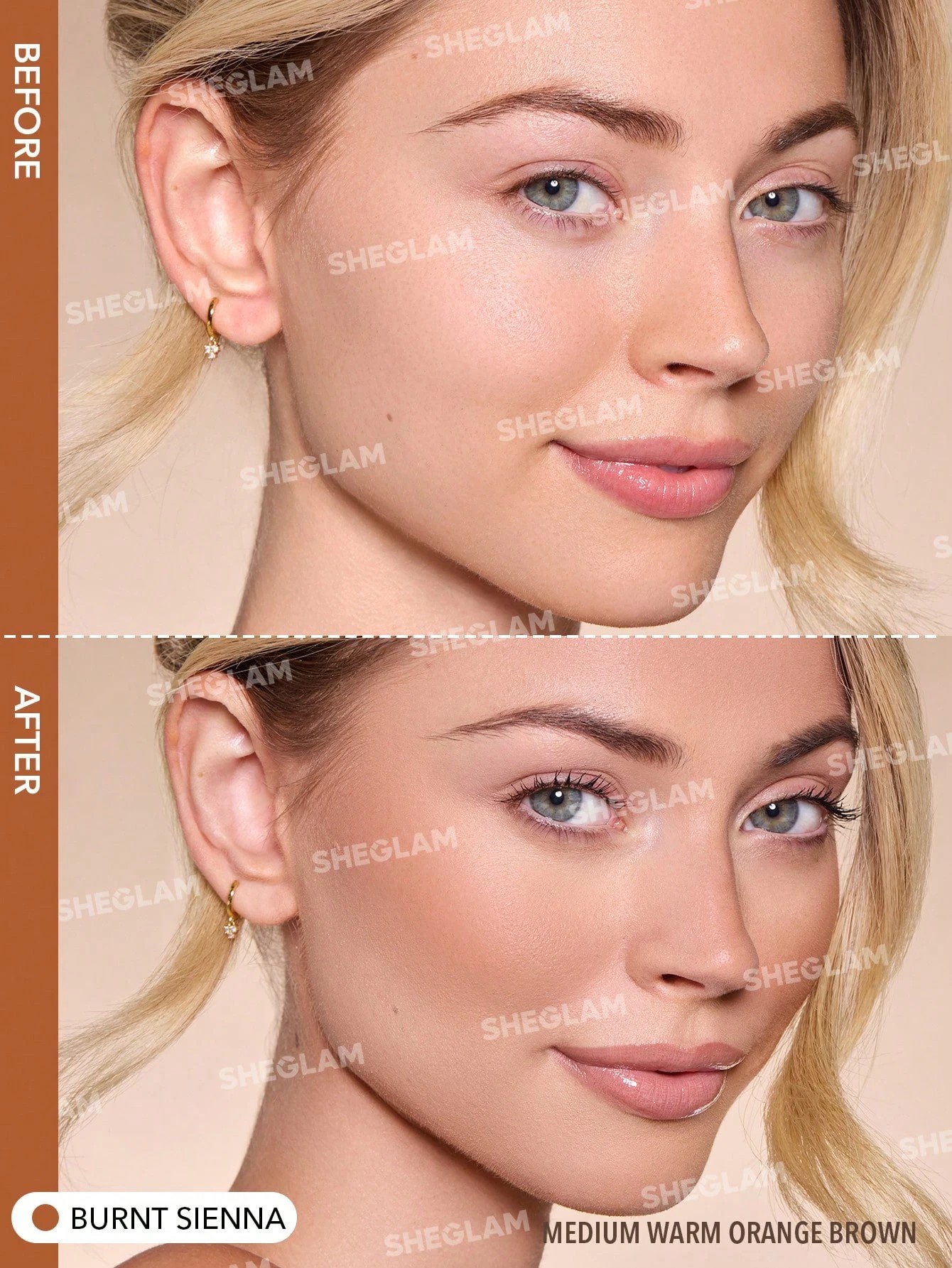 3 SHEGLAM Sun Beam Matte Liquid Bronzer - Burnt Sienna, 3 of 8