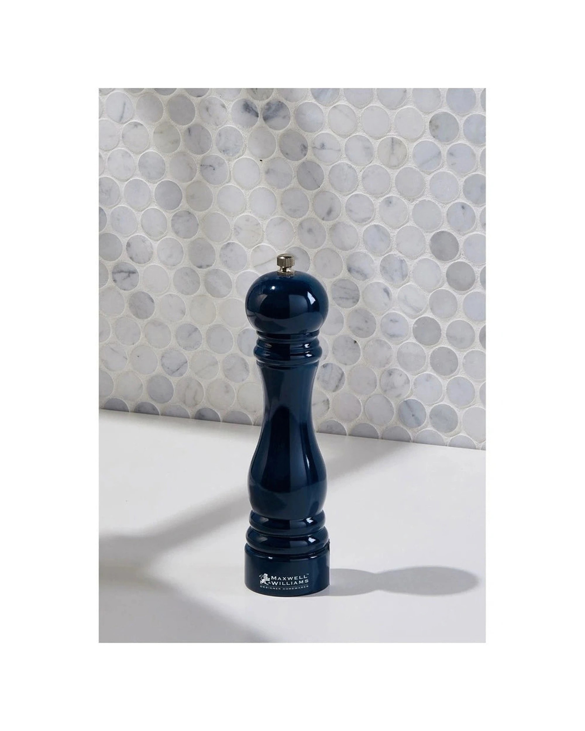 5 Maxwell & Williams Seasons 21cm Gift Boxed Pepper/Salt Mill Manual Grinder - Blue, 5 of 5