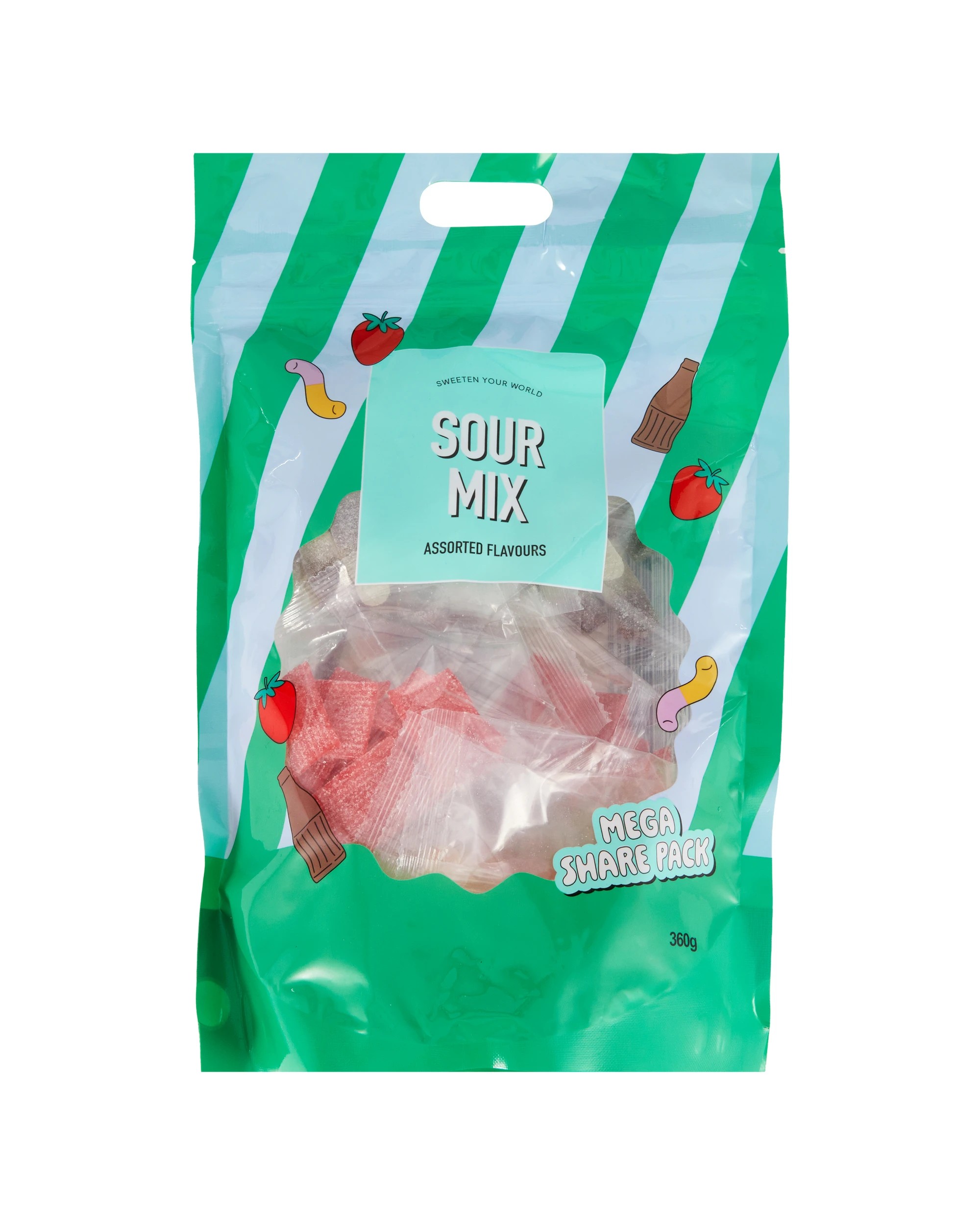 1 Sour Mix Mega Share Pack 360g, 1 of 3