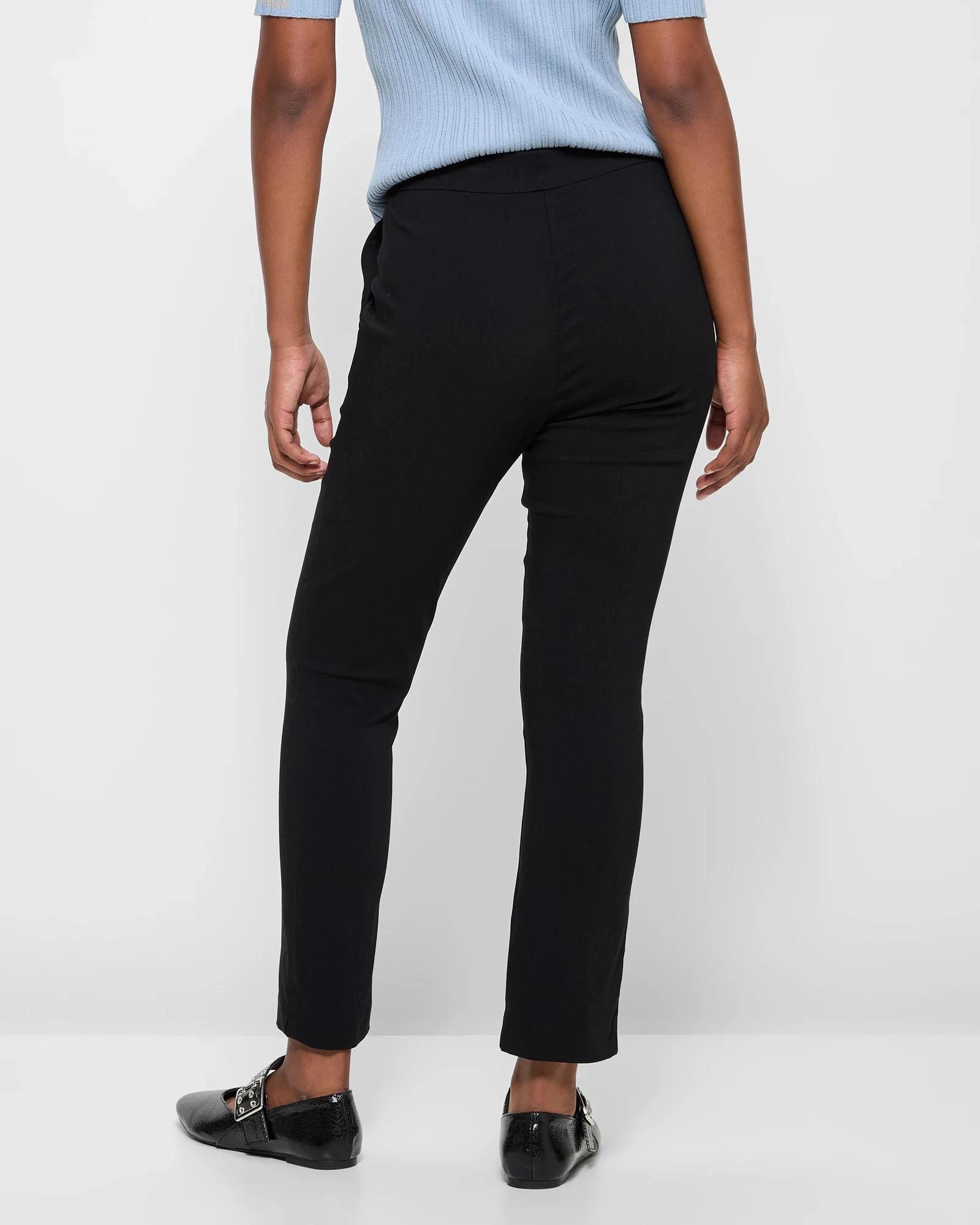 4 Target Petites Petites Carrie Ankle Length Bengaline Pants BLACK, 4 of 5