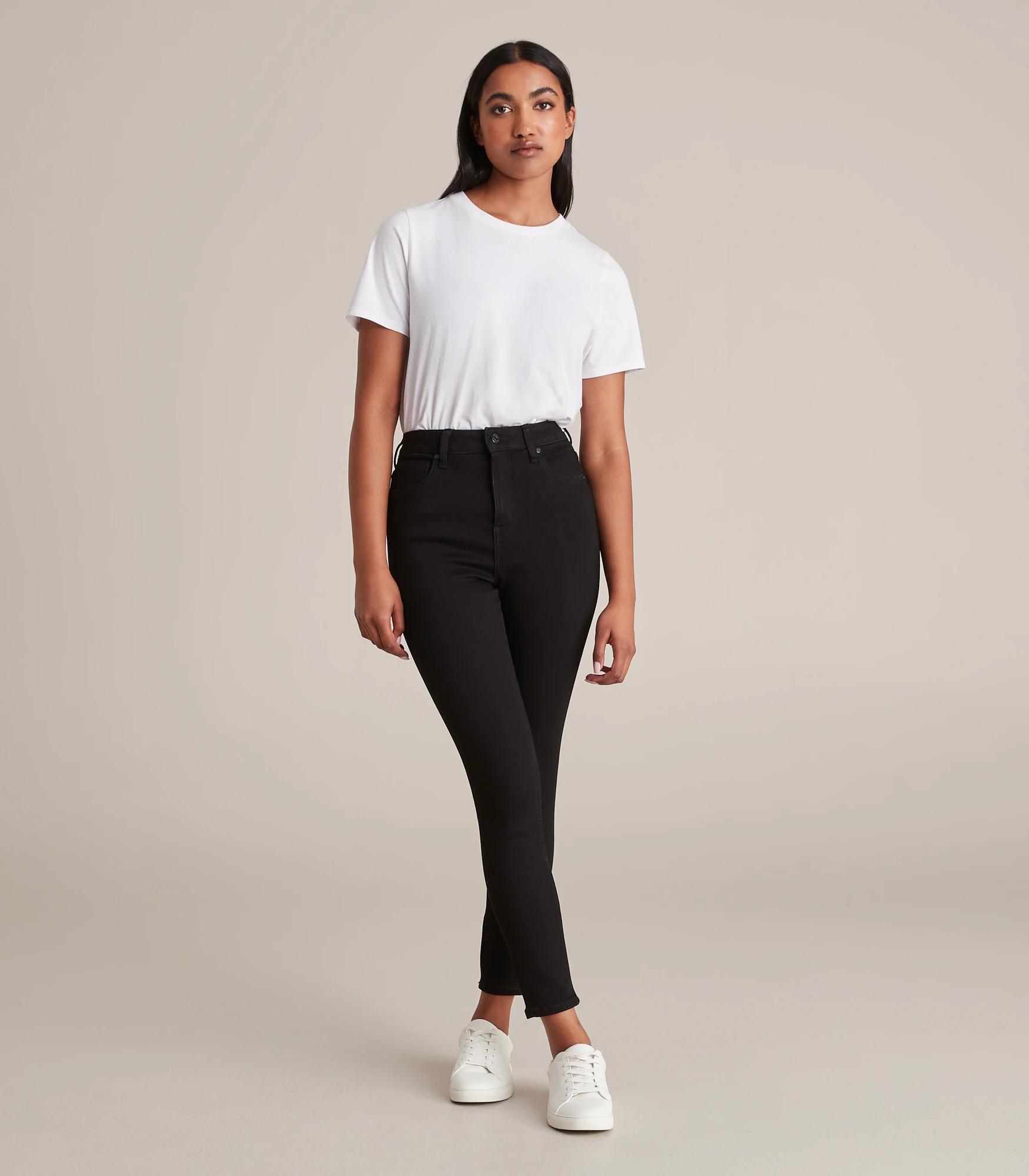 2 Target Sophie Skinny High Rise Ankle Length Denim Jeans BLACK, 2 of 6