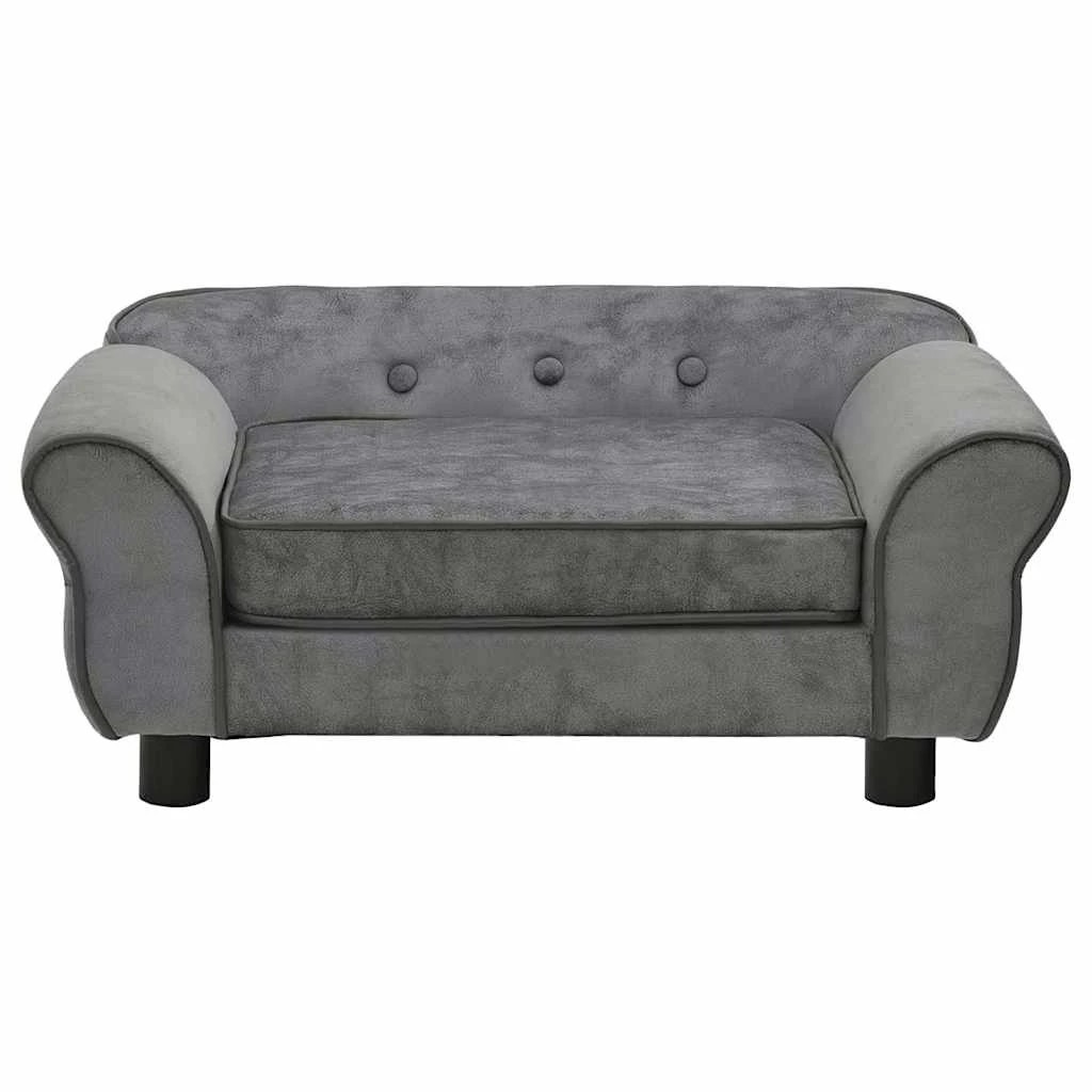5 Vidaxl Dog Sofa Pet Sofa - Grey, 5 of 9