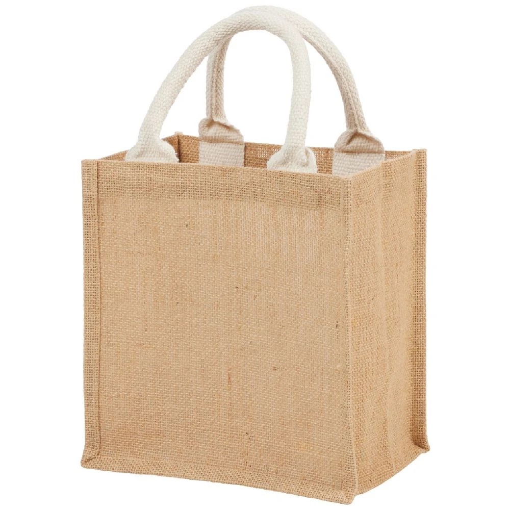 2 J.Burrows Laminated Jute Bag Small, 2 of 3