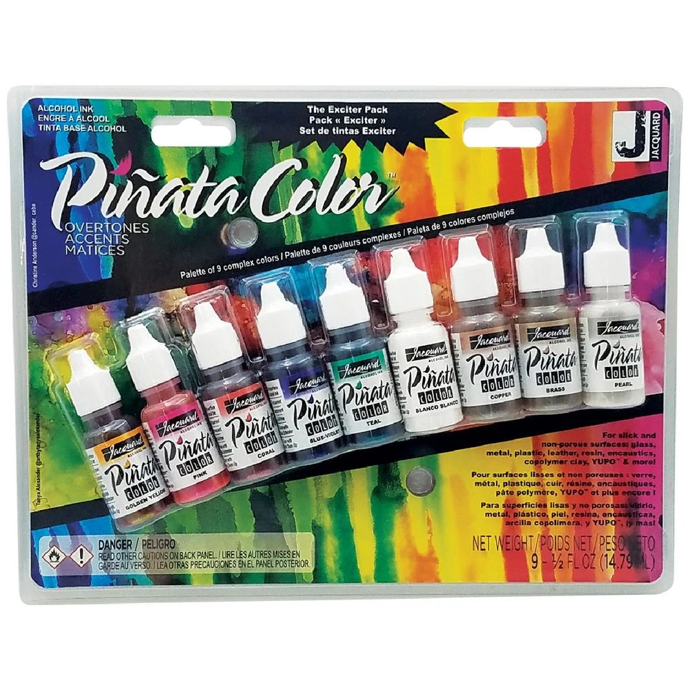 1 Jacquard Pinata Ink Exciter Overtones Pack 9 Bottles, 1 of 1