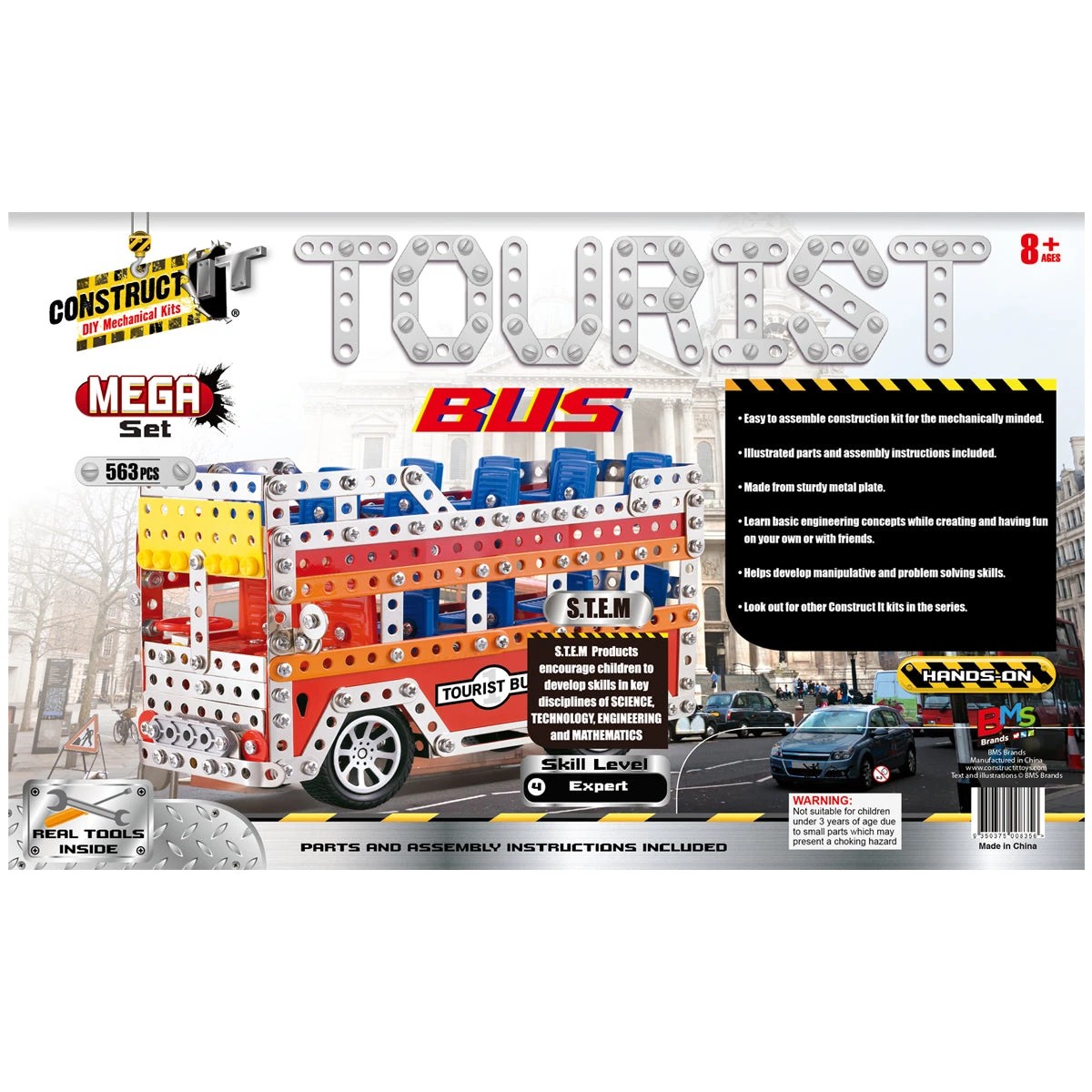 1 Construct-It Tourist Bus, 1 of 5