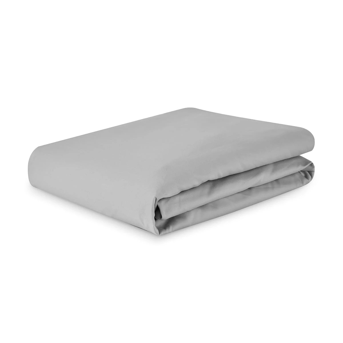 2 500 Thread Count Australian Grown Cotton Fitted Sheet - Double Bed, Silver, 2 of 4
