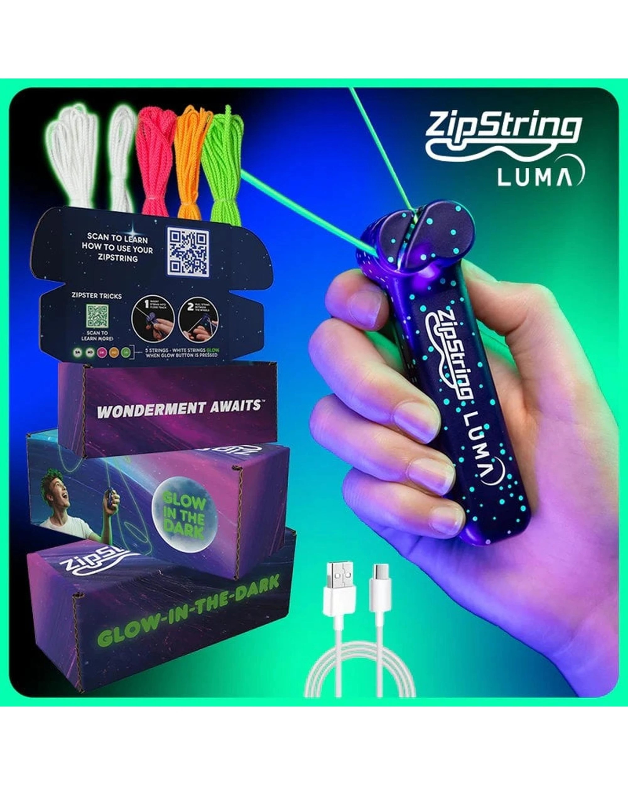 4 ZipString Luma Glow in the Dark, 4 of 8