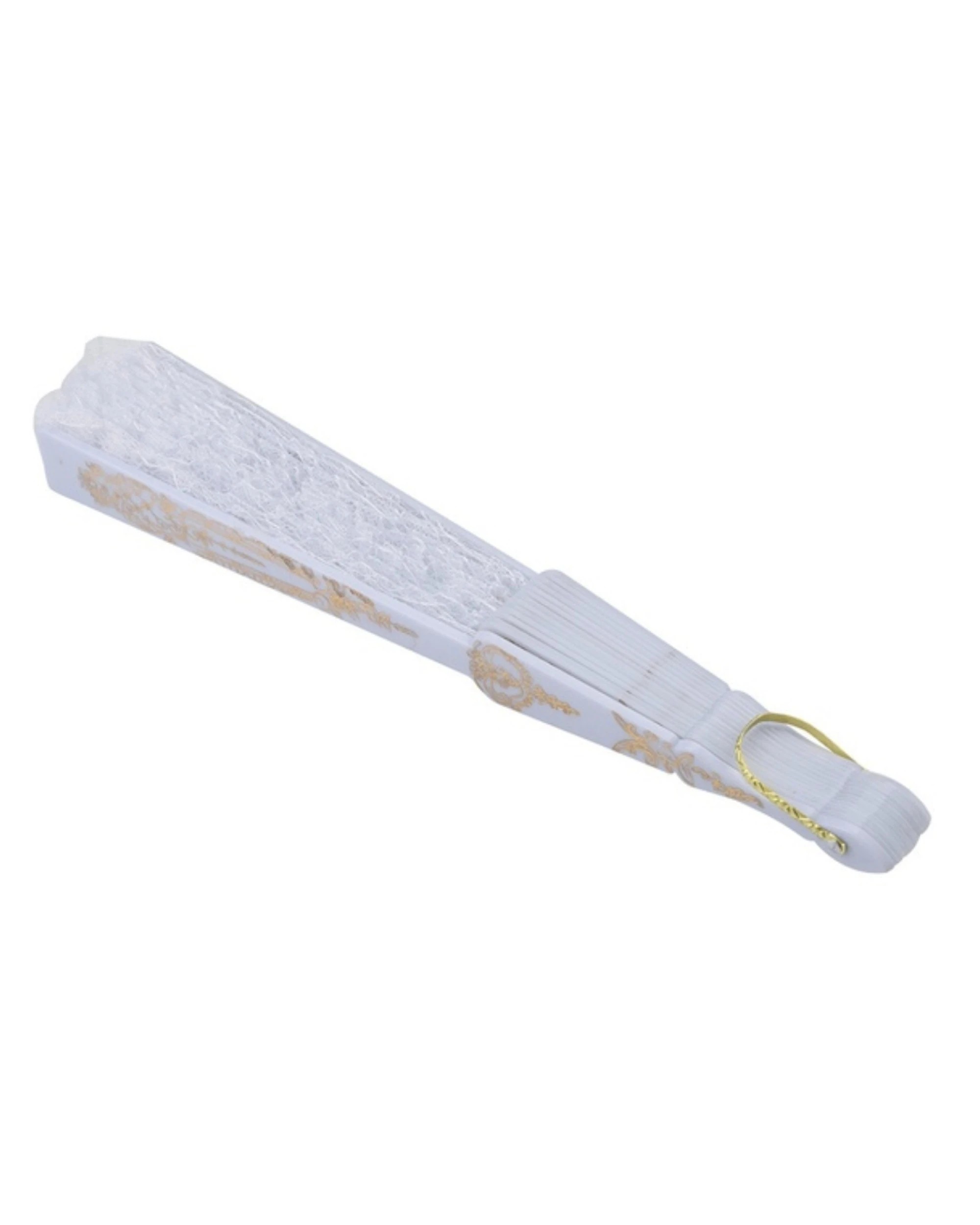 2 BR Costumes Hand Folding Lace Fan for Weddings and Parties, 2 of 3