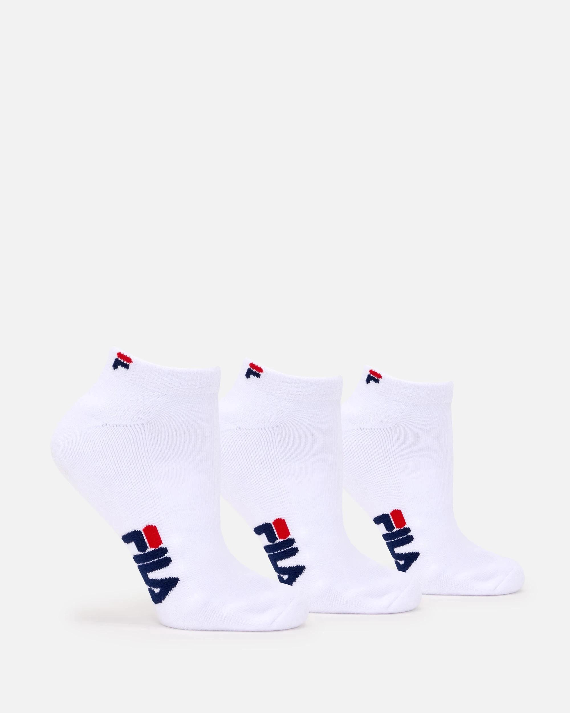 2 Fila Ankle 3 Pack Socks WHITE, 2 of 4