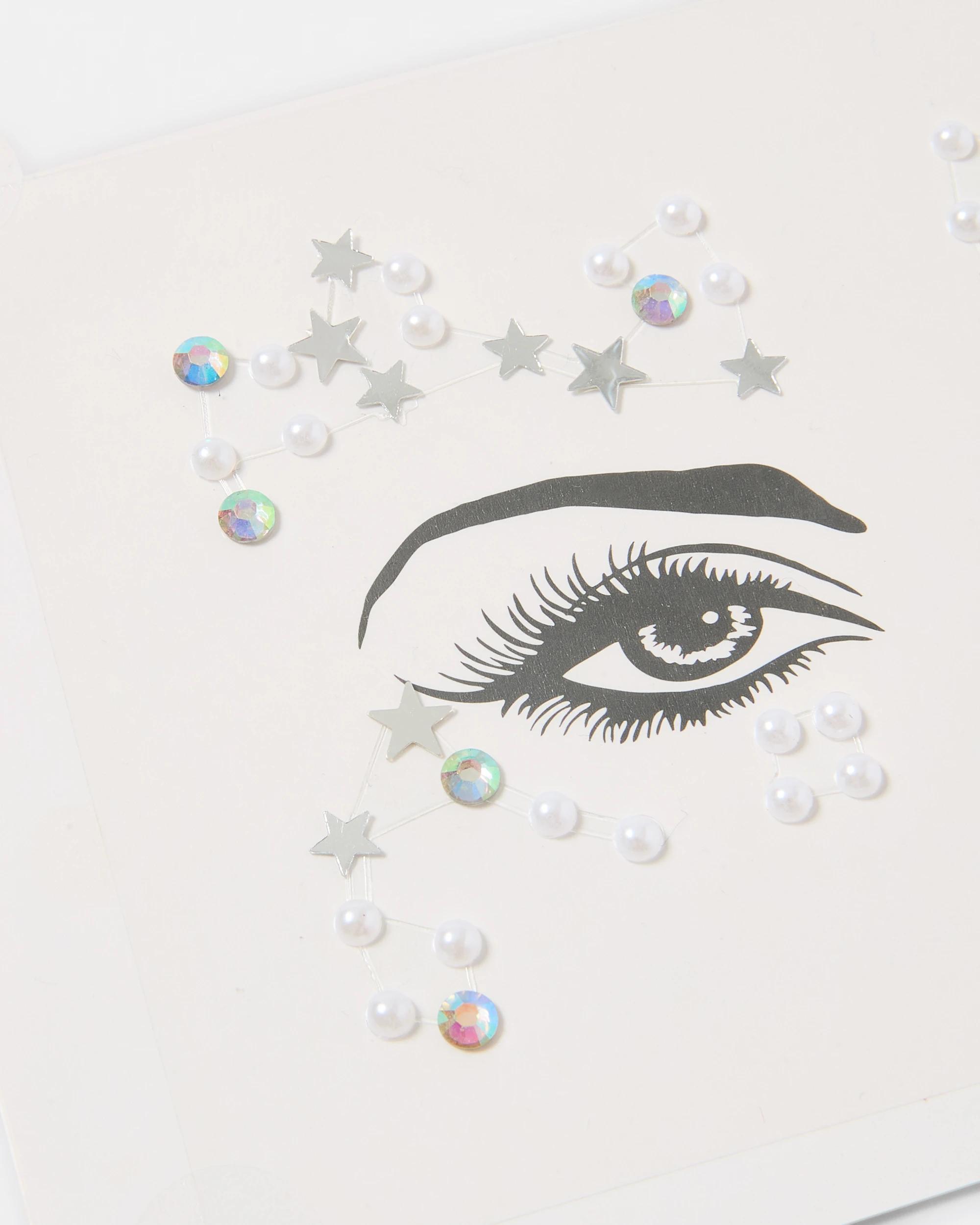 2 Face Gems - Pearl Star Silver, 2 of 5