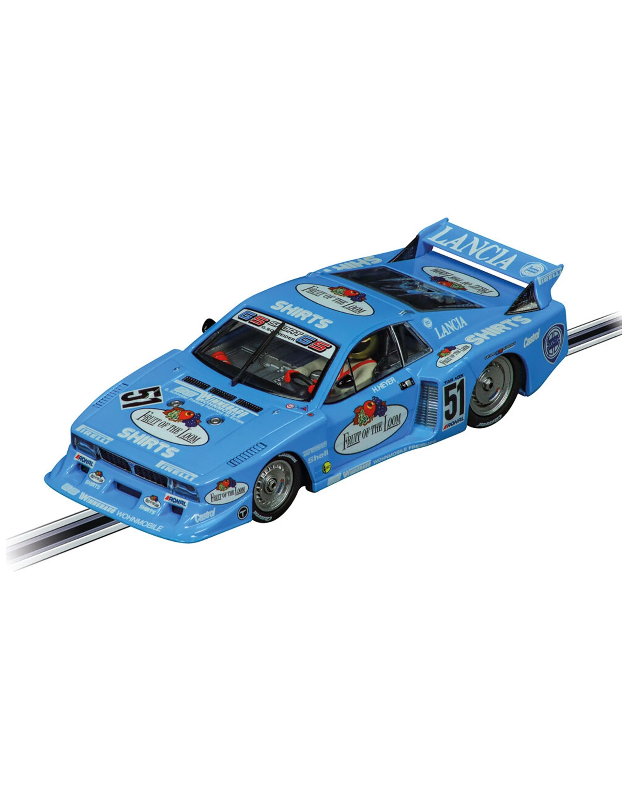3 CARRERA Lancia Beta Montecarlo Turbo Slot Car Licensed Lights Collector 1Pc - Blue, 3 of 3