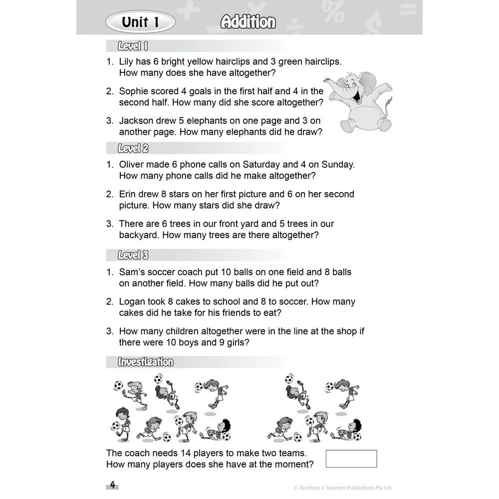 3 Problem Solved Mathematics Activity Book 2, 3 of 4