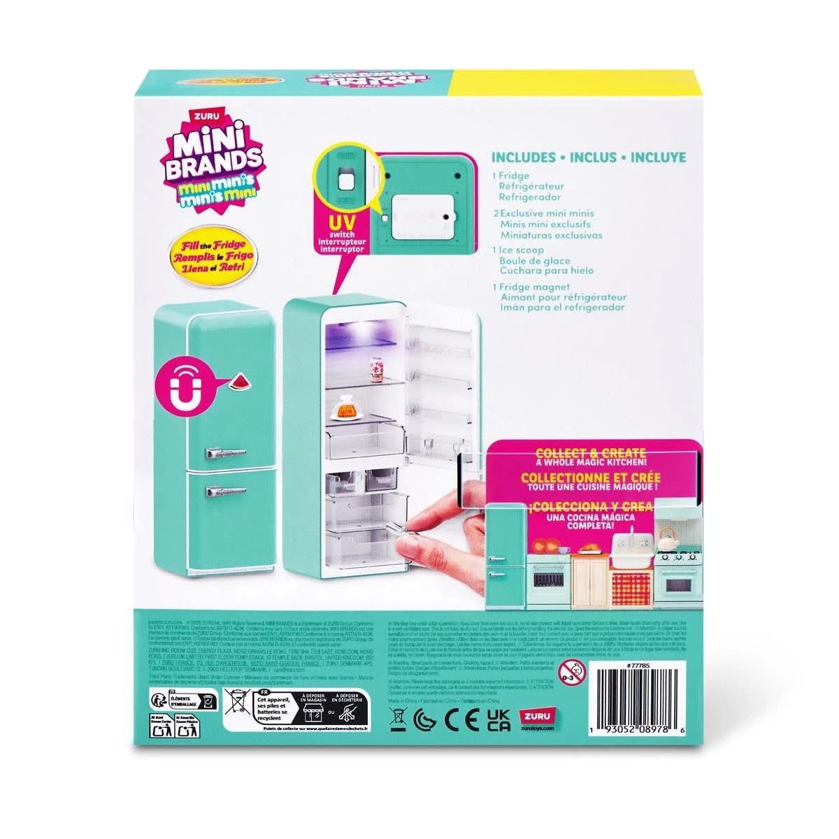 8 5 Piece Zuru Mini Brands Mini Minis Fill the Fridge Playset - Assorted, 8 of 8