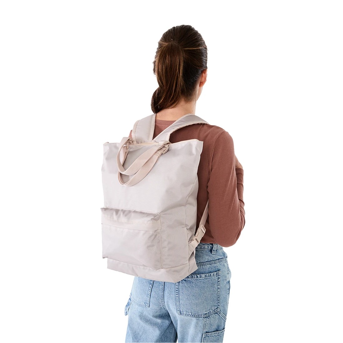 2 15L Convertible Backpack - Beige, 2 of 10