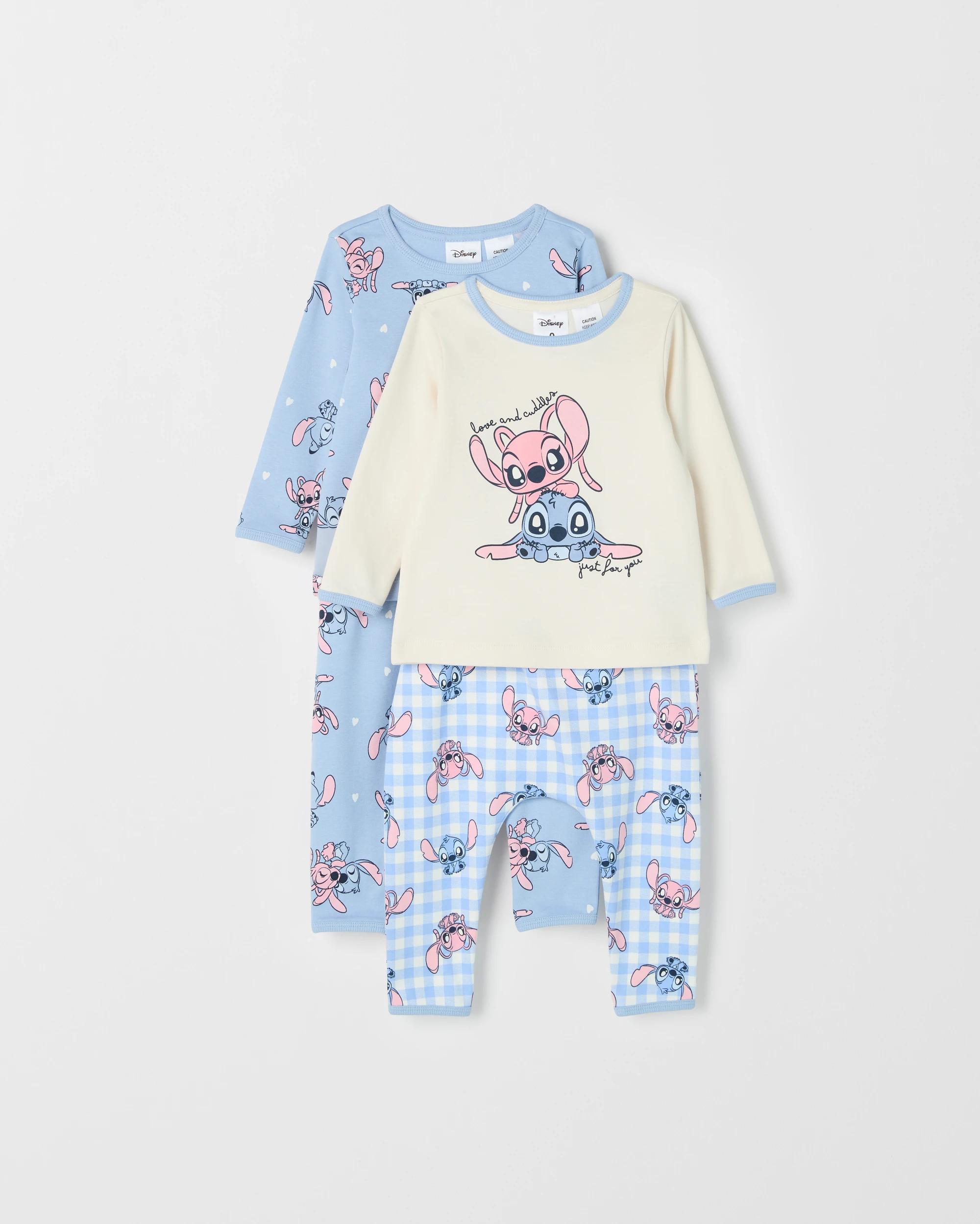 1 Disney Lilo & Stitch Organic Cotton 2 Pack Baby Pyjama Set LILO & STITCH, 1 of 4
