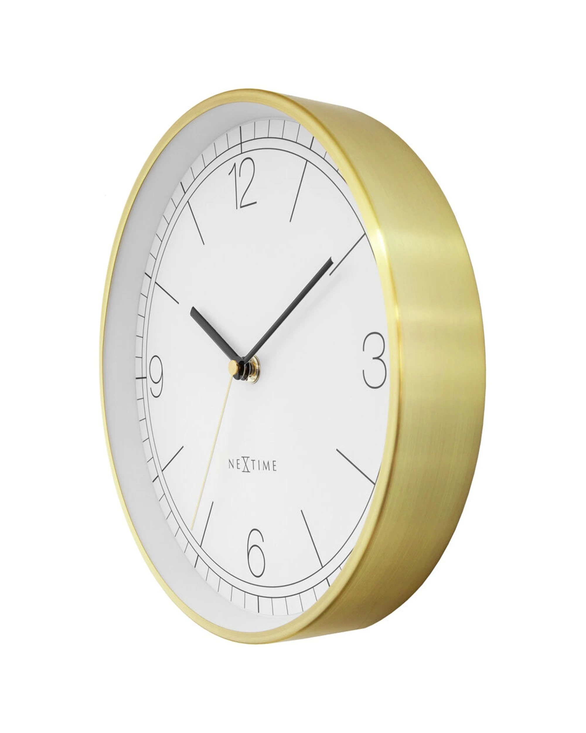3 NeXtime Bolero Silent Wall Clock Metal Case Dial 25cm - Multi, 3 of 5