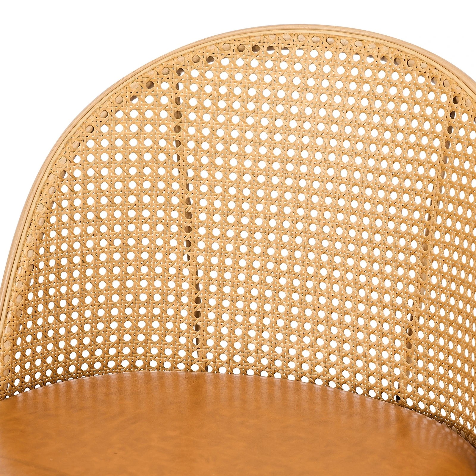 9 Oikiture Bar Stools Kitchen Counter Stool Rattan Dining Chair Pu Brown X4
 - Brown, 9 of 10