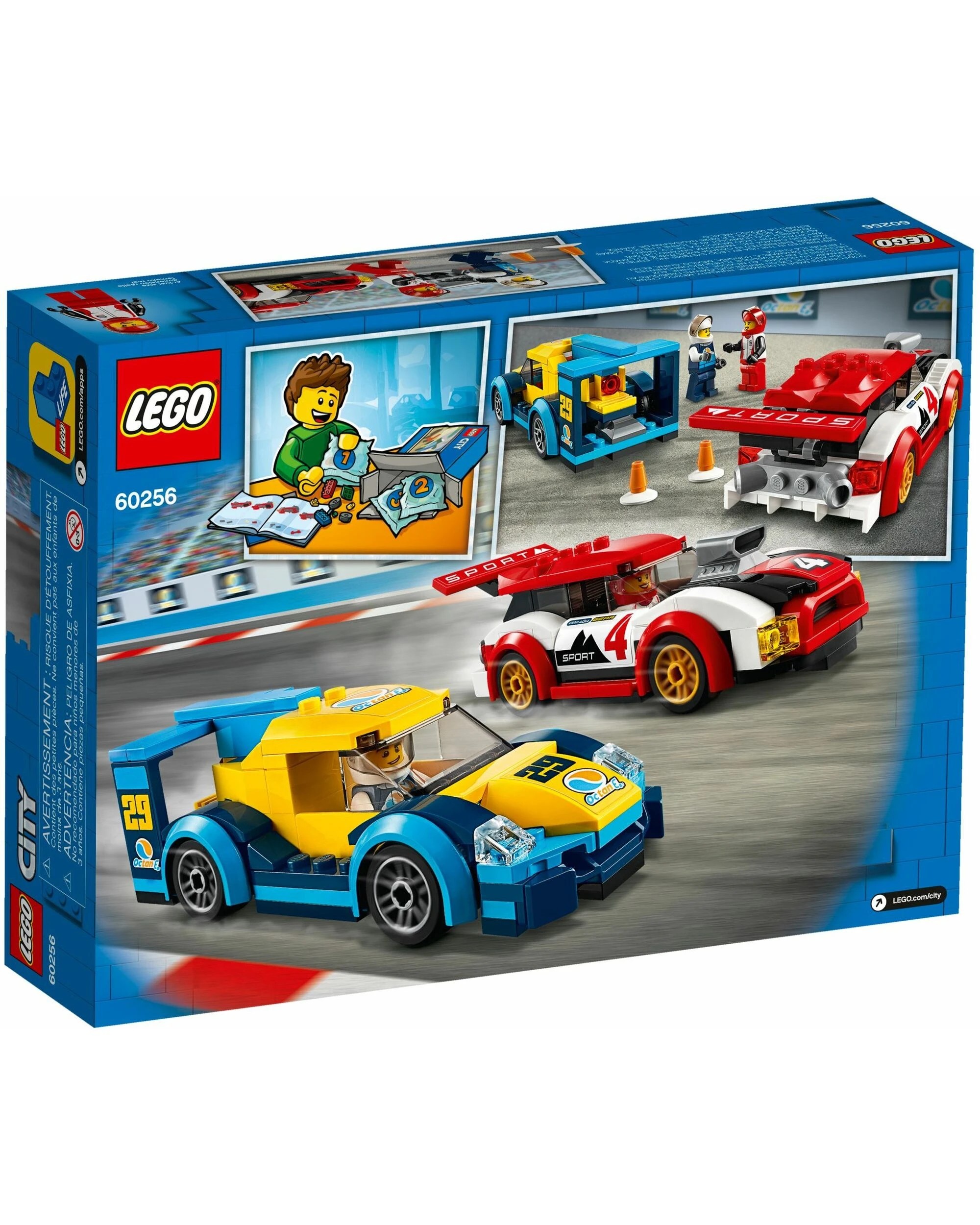 4 LEGO 60256 Racing Cars: Electric vs. Gas Toy Car Set, 4 of 4