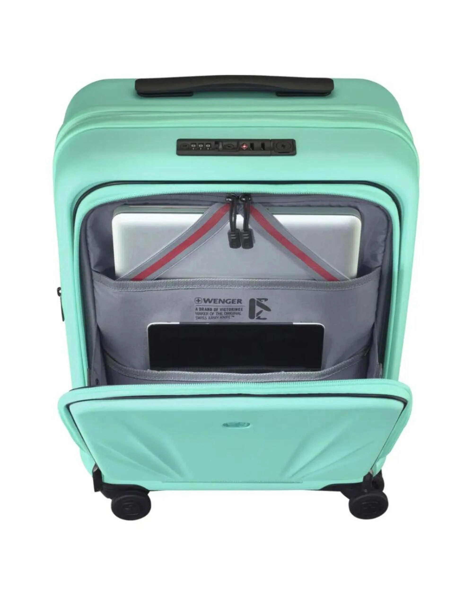 2 Wenger Skyon Hardside 2 Piece Luggage Set Aqua, 2 of 10
